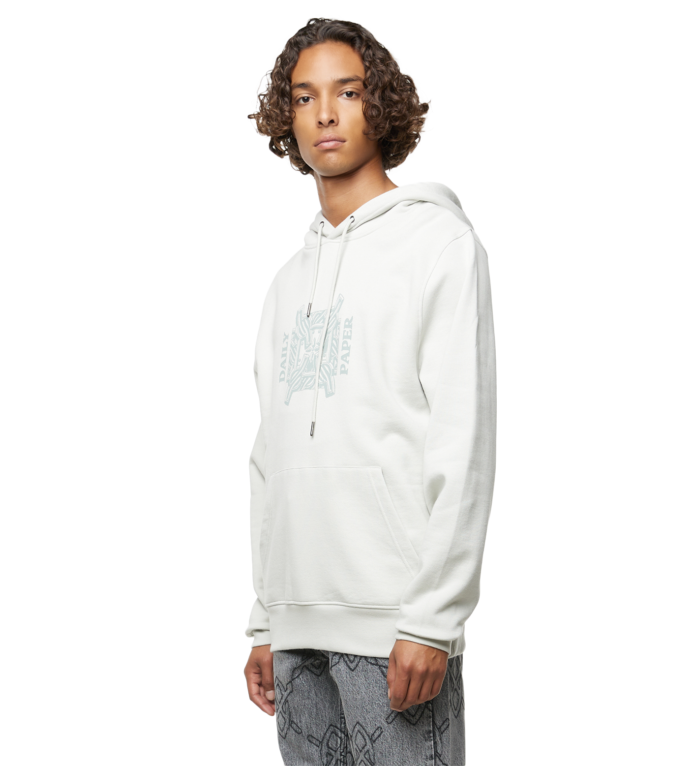 Rizvan Hoodie Metal Grey