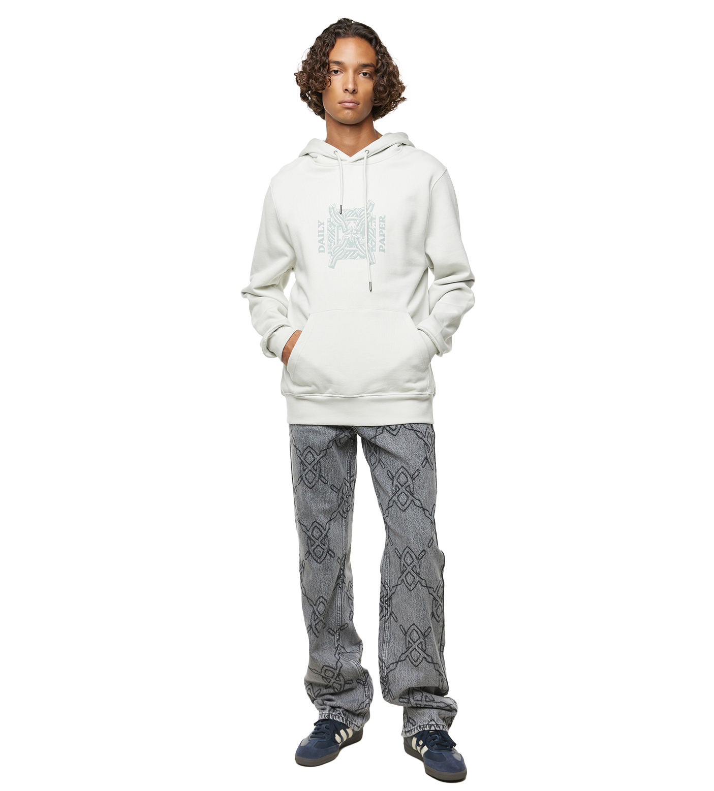 Rizvan Hoodie Metal Grey