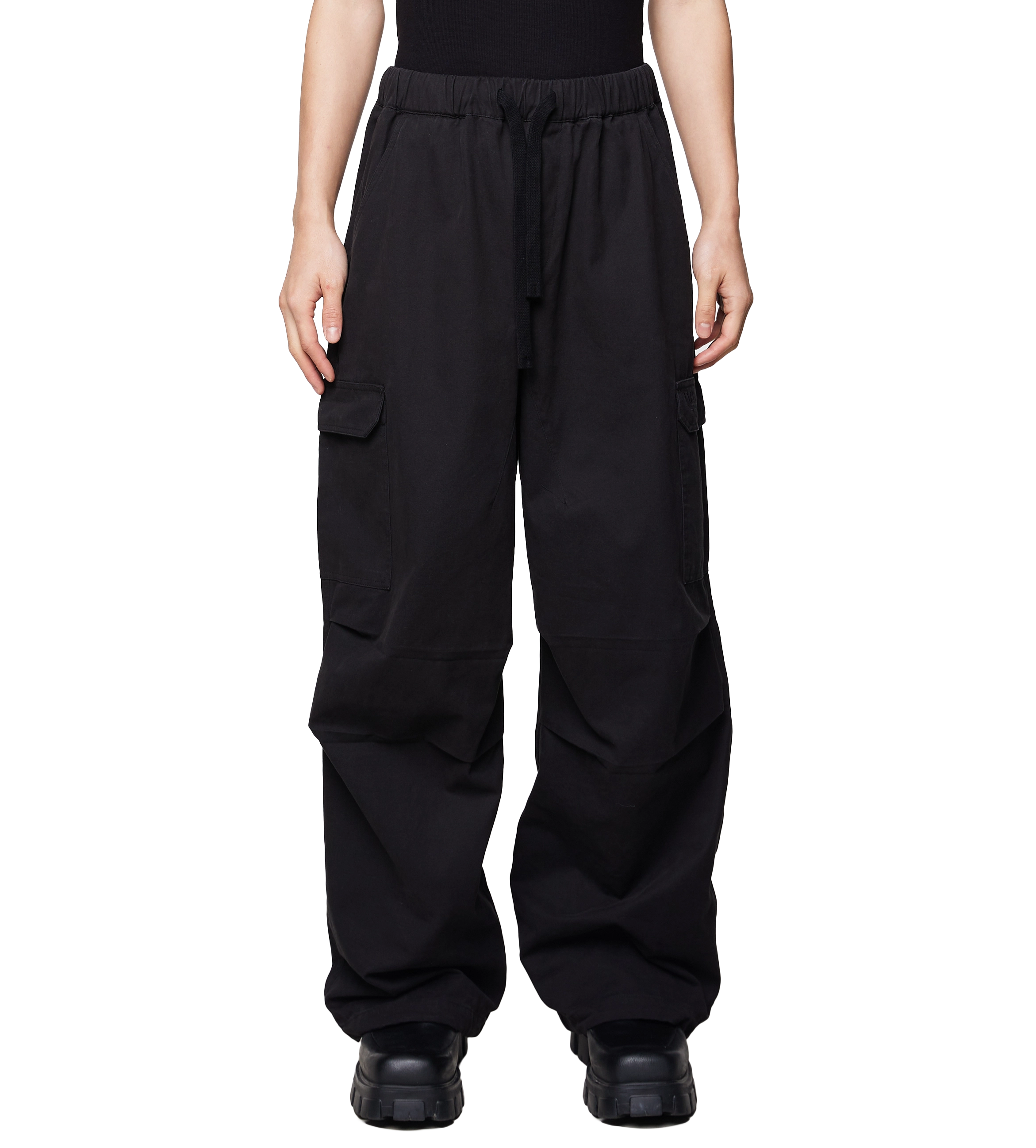 Parachute Pants All Black