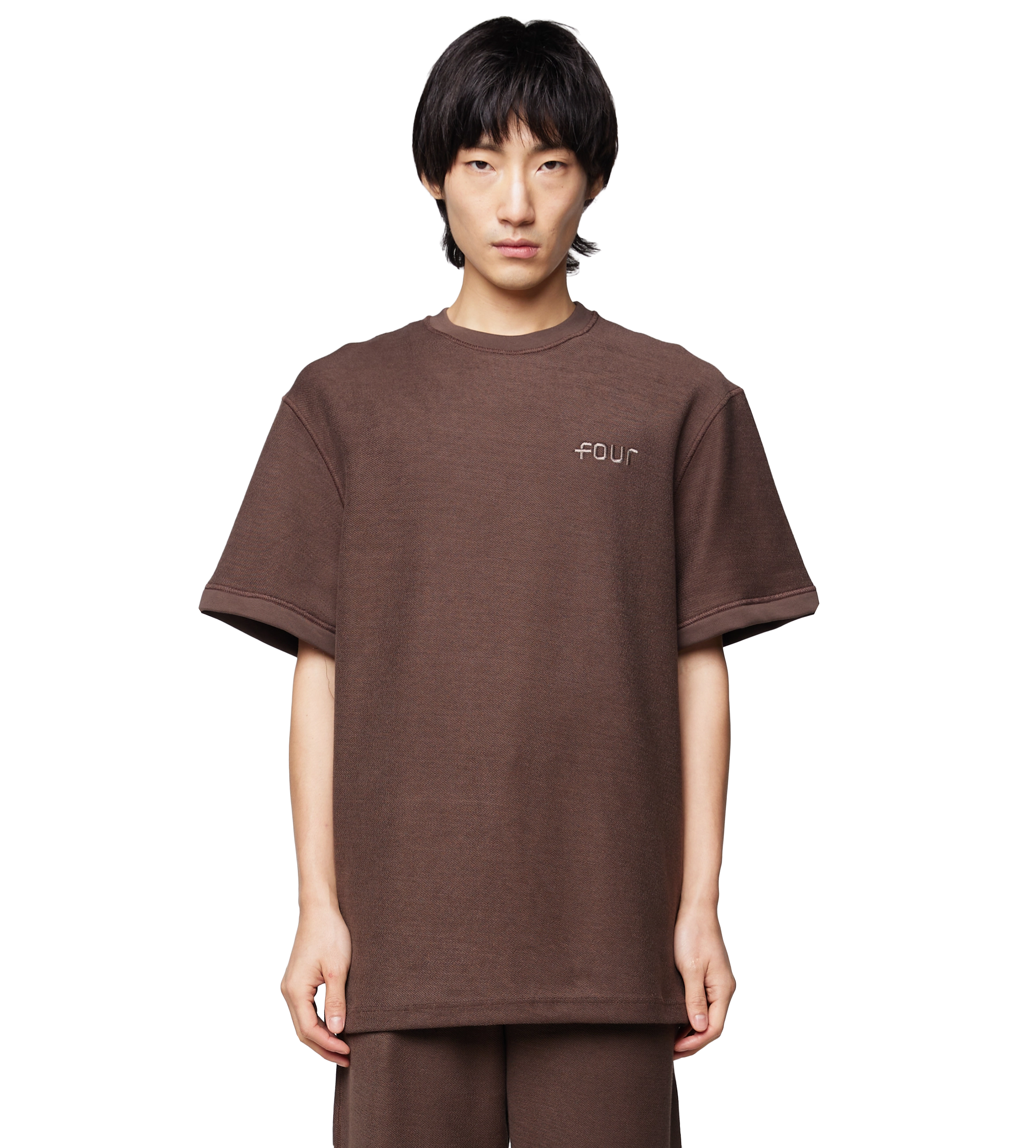 T-shirt Inside Out Chocolate Brown