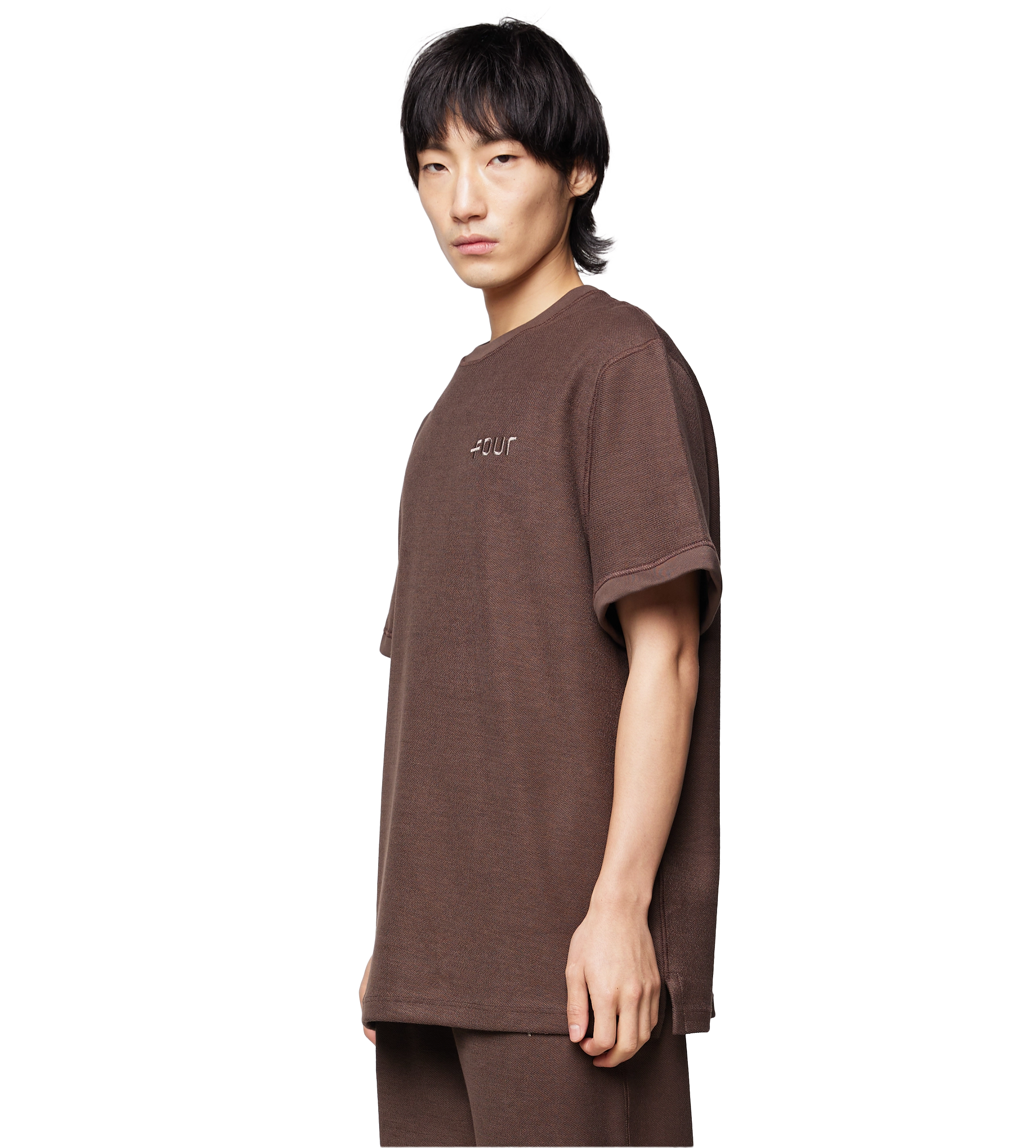 T-shirt Inside Out Chocolate Brown