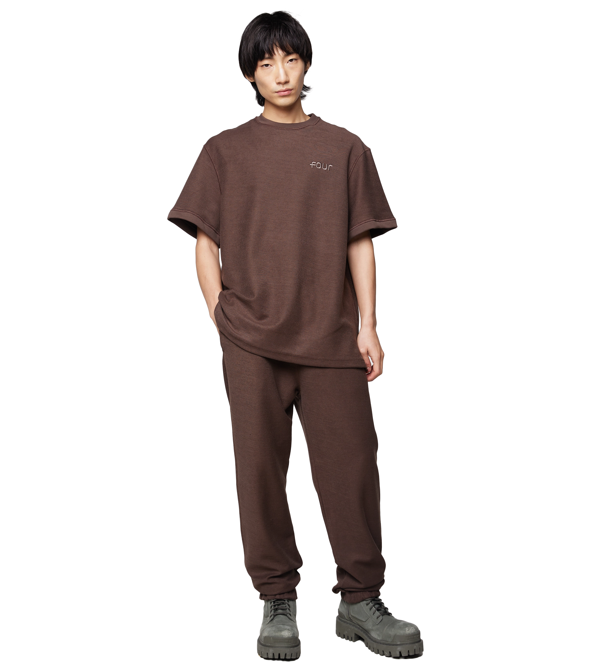 T-shirt Inside Out Chocolate Brown