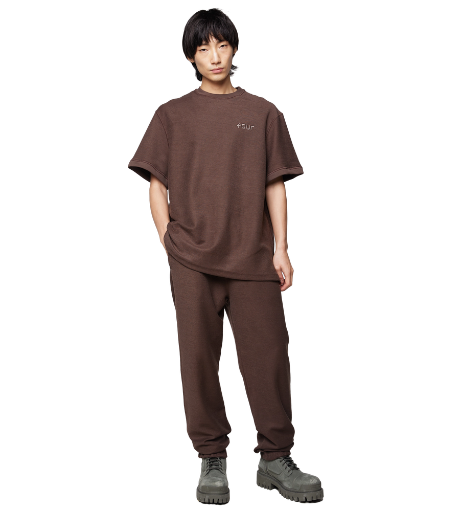 T-shirt Inside Out Chocolate Brown