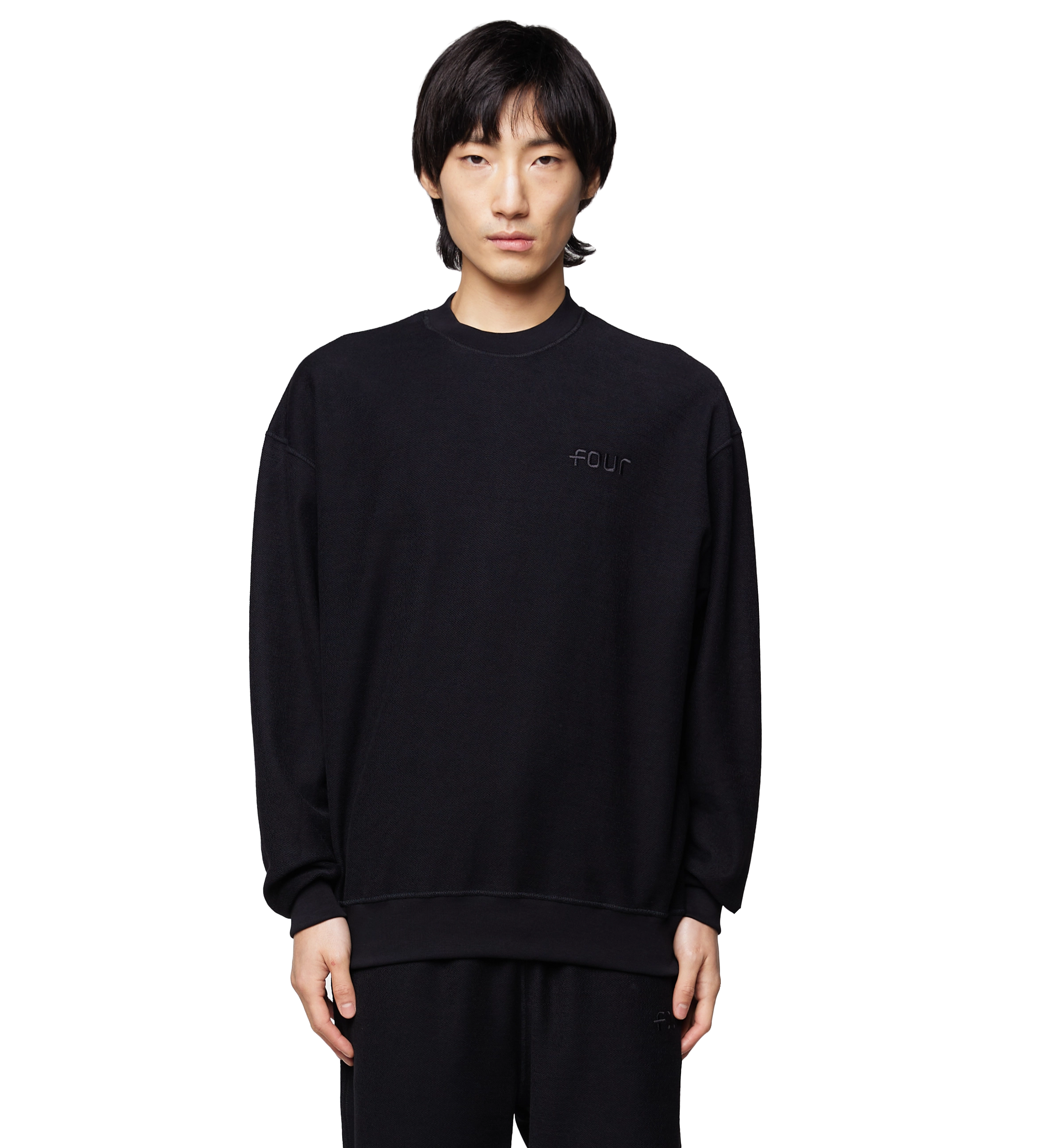 Crewneck Inside Out Black