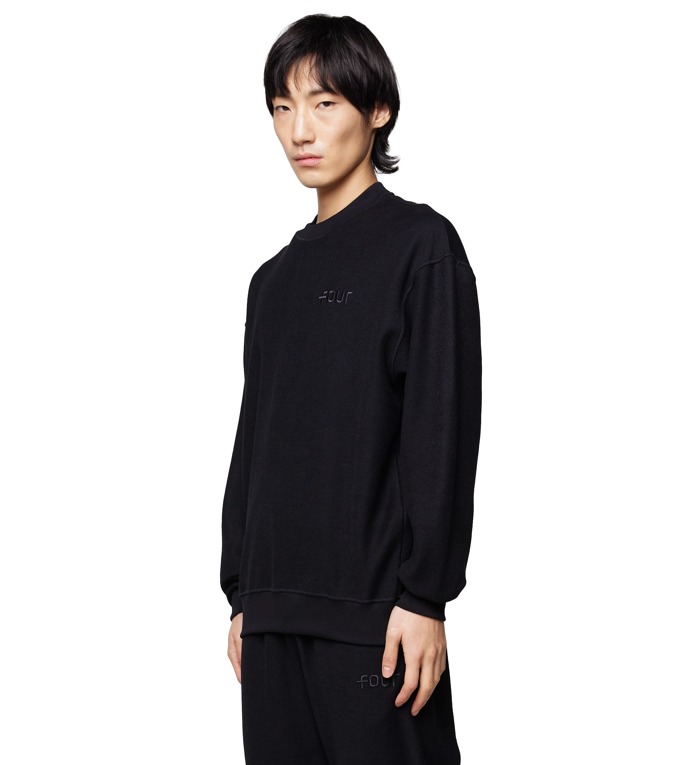 Crewneck Inside Out Black