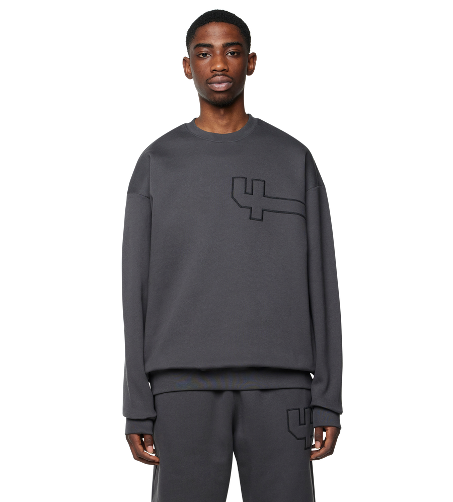 4 Patch Crewneck Asphalt