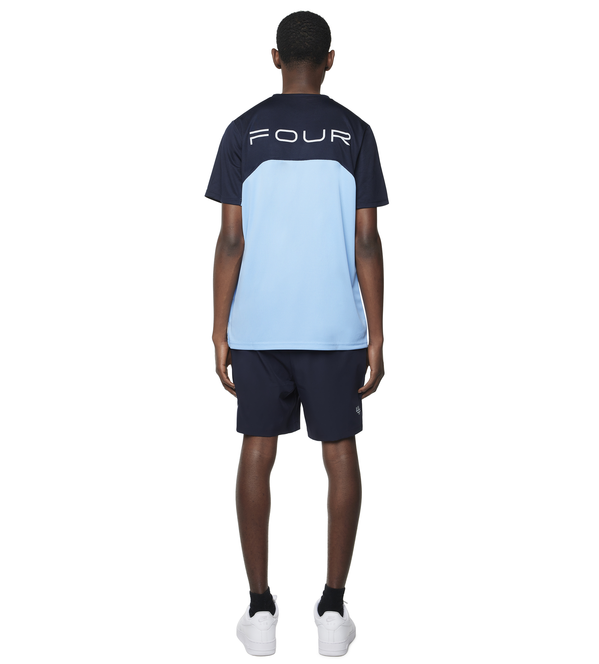 Sportswear T-shirt Navy/ Light Blue