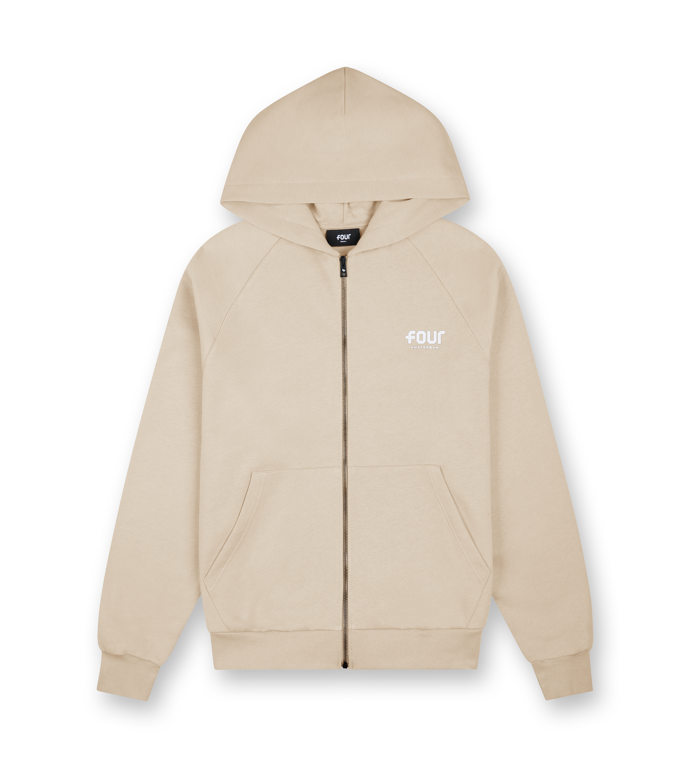 Logo Zip Up Vest Weathered Teak