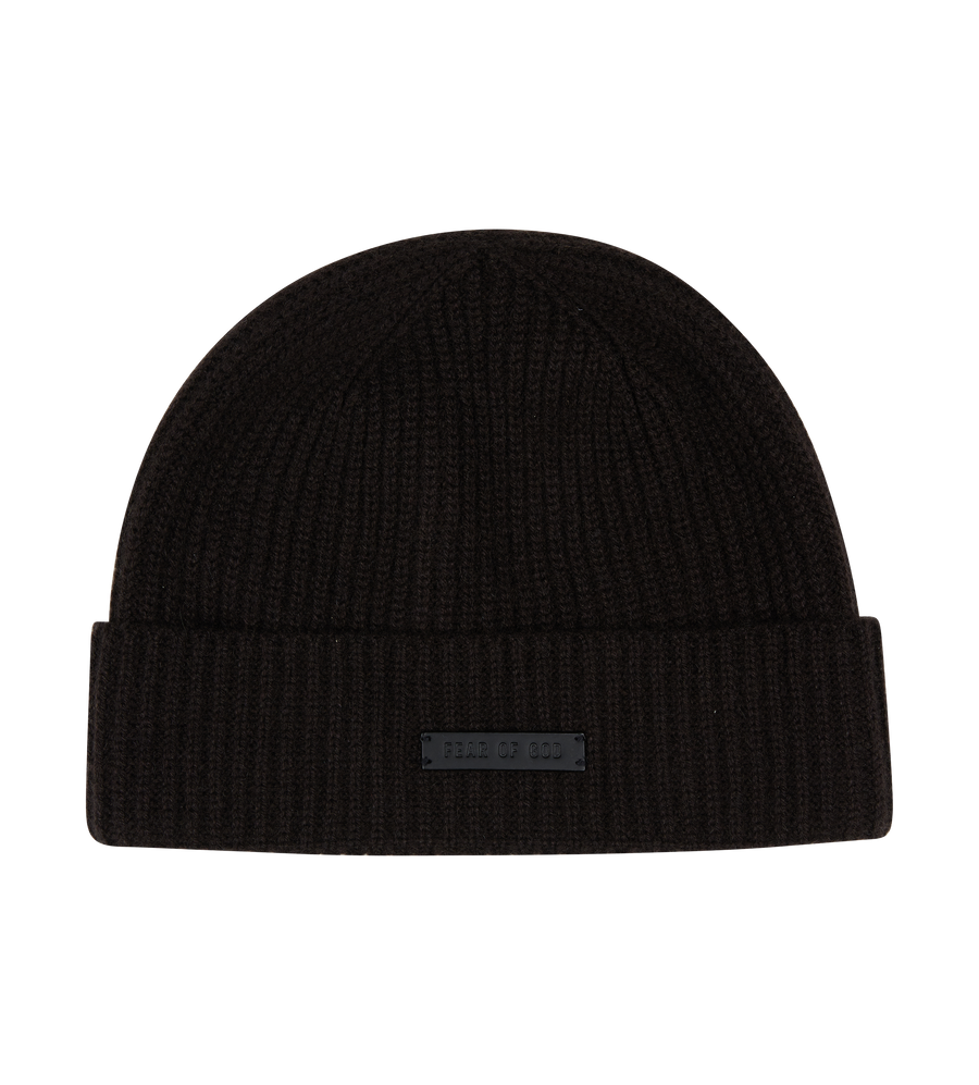 Cashmere Beanie Black