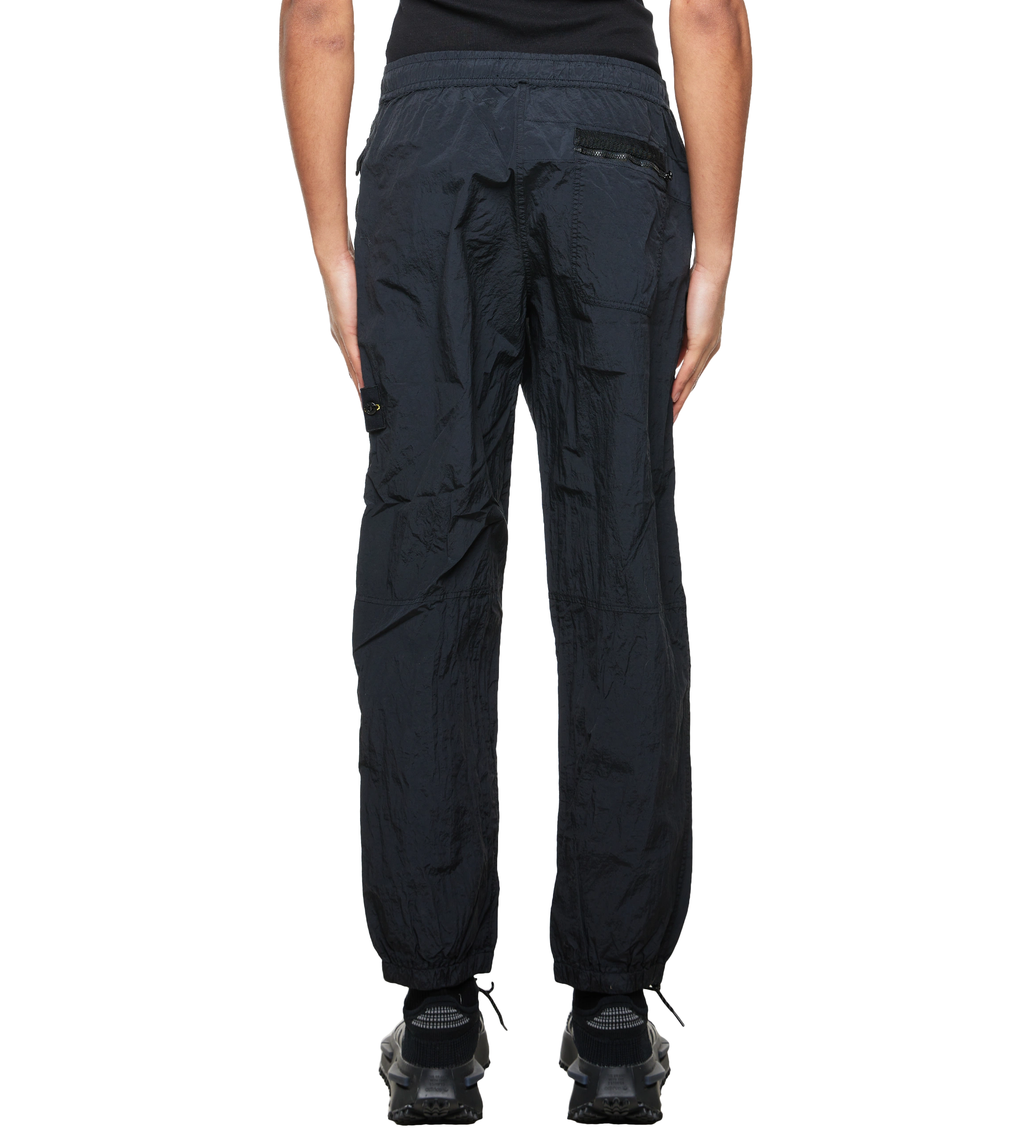 Compass Patch Trousers Black