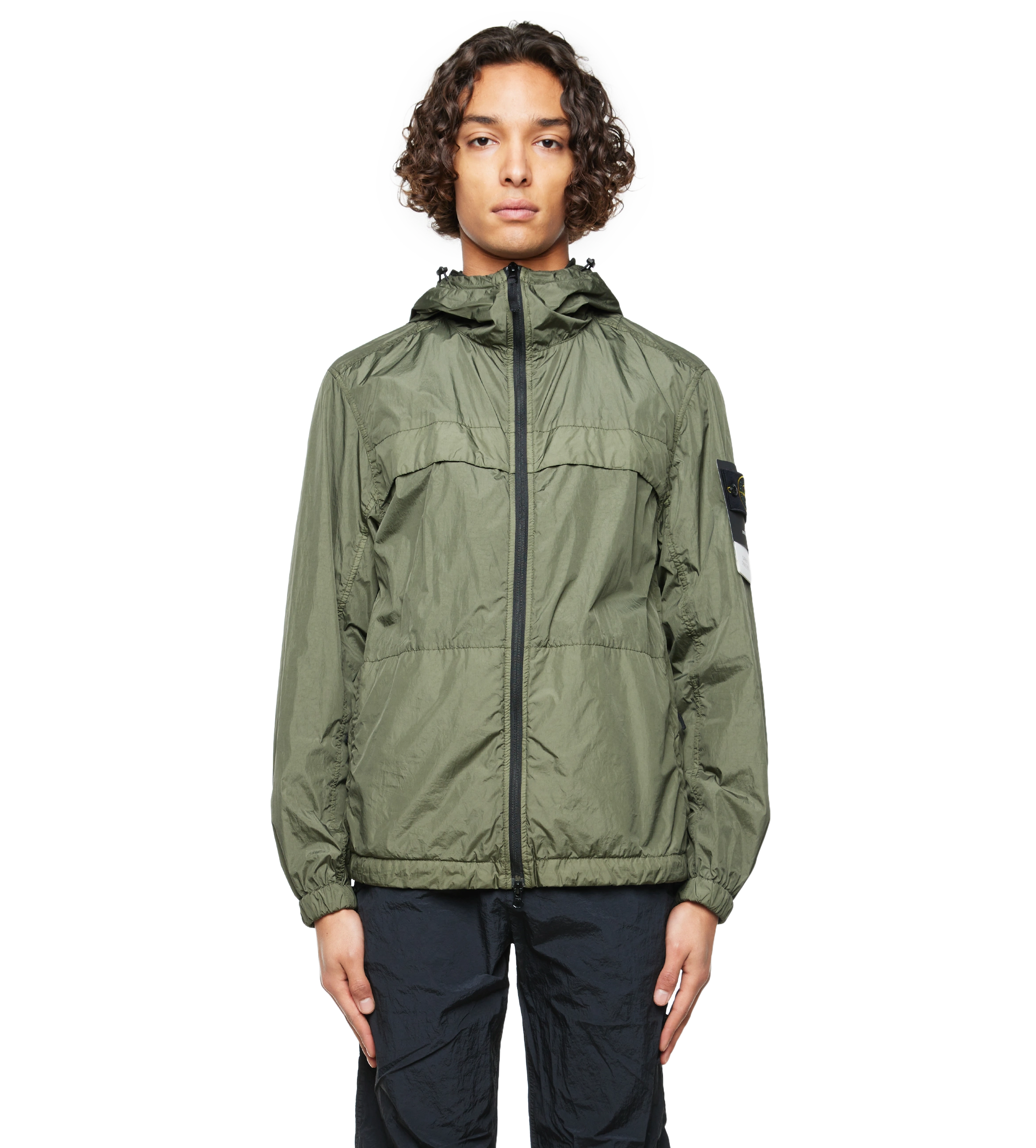 Compass-patch Lightweight Jacket Green