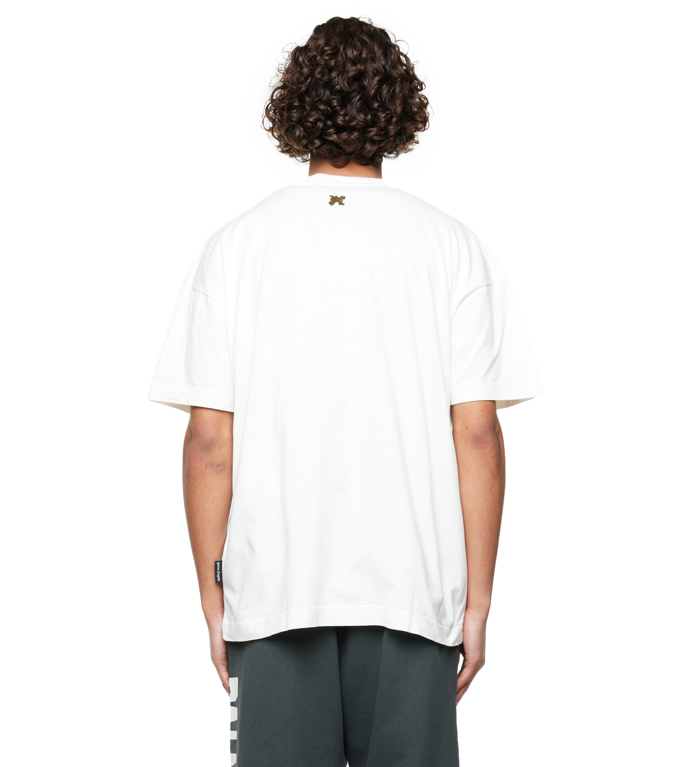 Smoke Logo Print T-shirt Off White