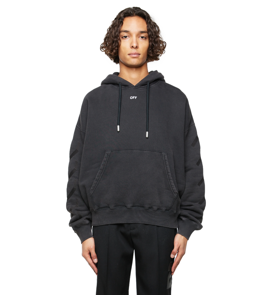 Off white sales black hoodie price