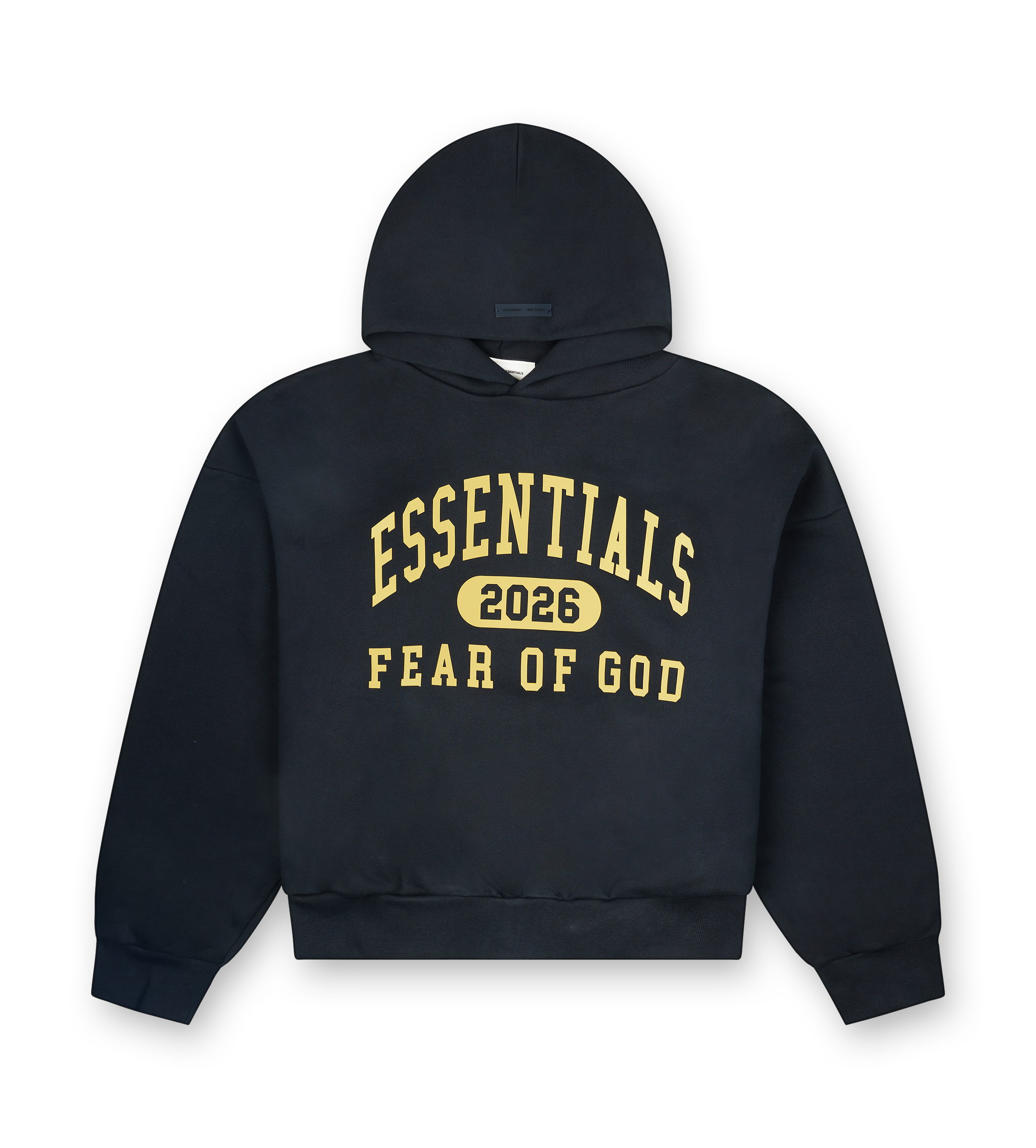 Fear of God Essentials klassieke hoodie - Vintage zwart