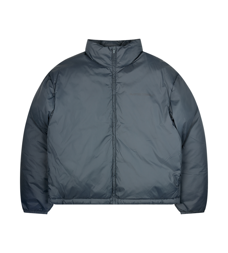 Fear of God Essentials Puffer Jacket in Iron Grey