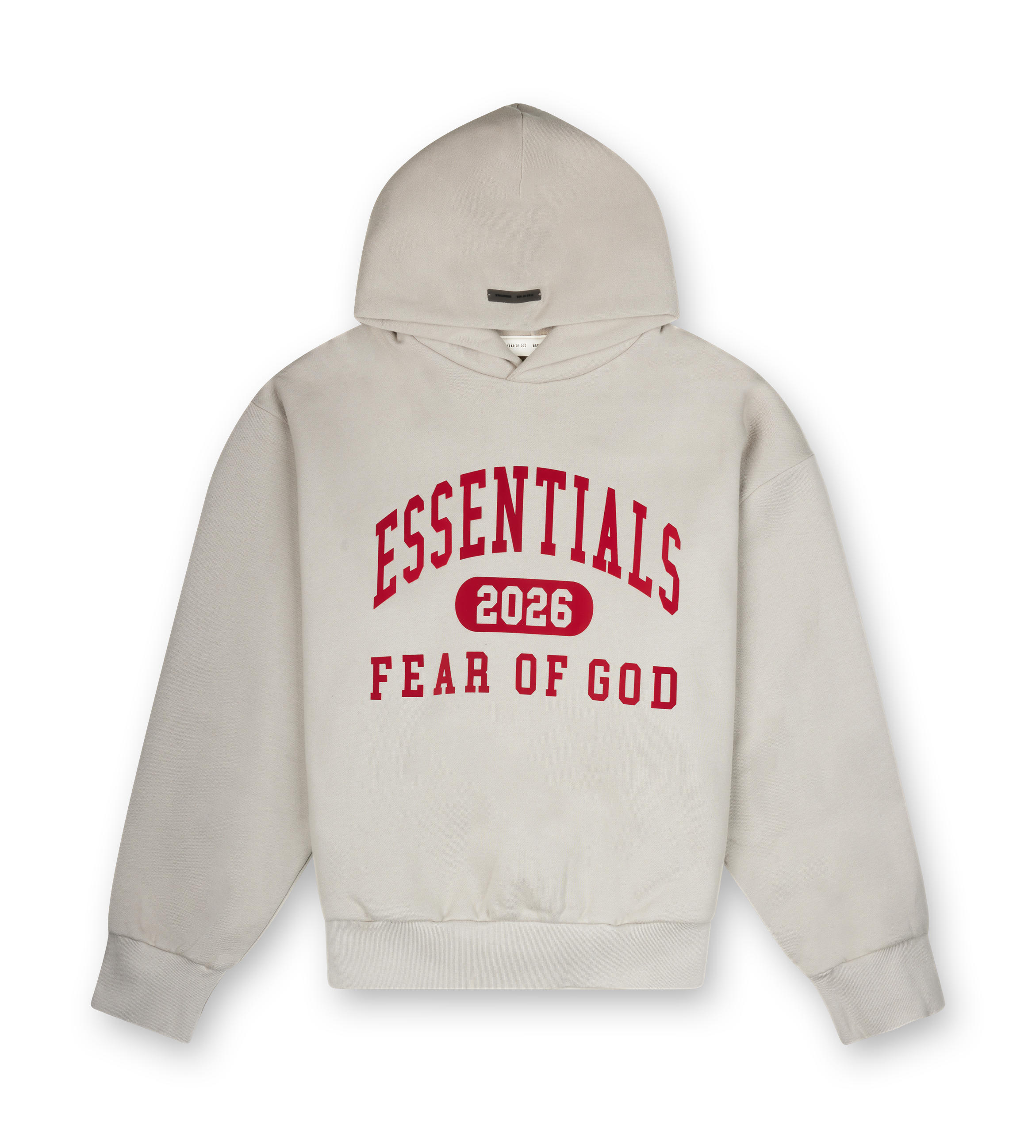 Fear of God Essentials klassieke hoodie in rookgrijs