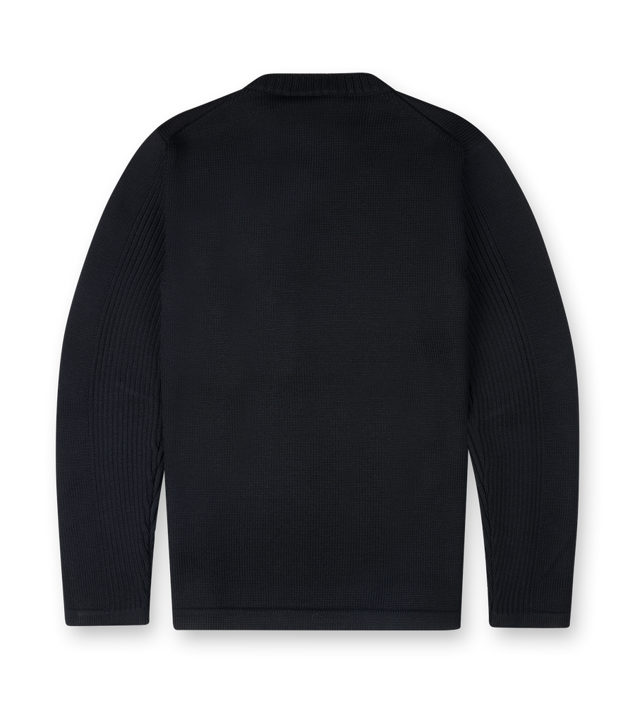 Prada PS26 UMB049 1W4X F0002 Girocollo Wol f.7+re-nylon Nero