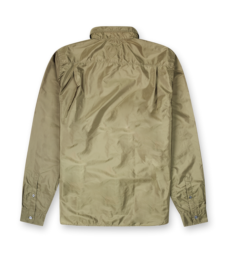 Prada PS26 SC834 1WQ9 F0161 Camicia Re-nylon piuma Militare