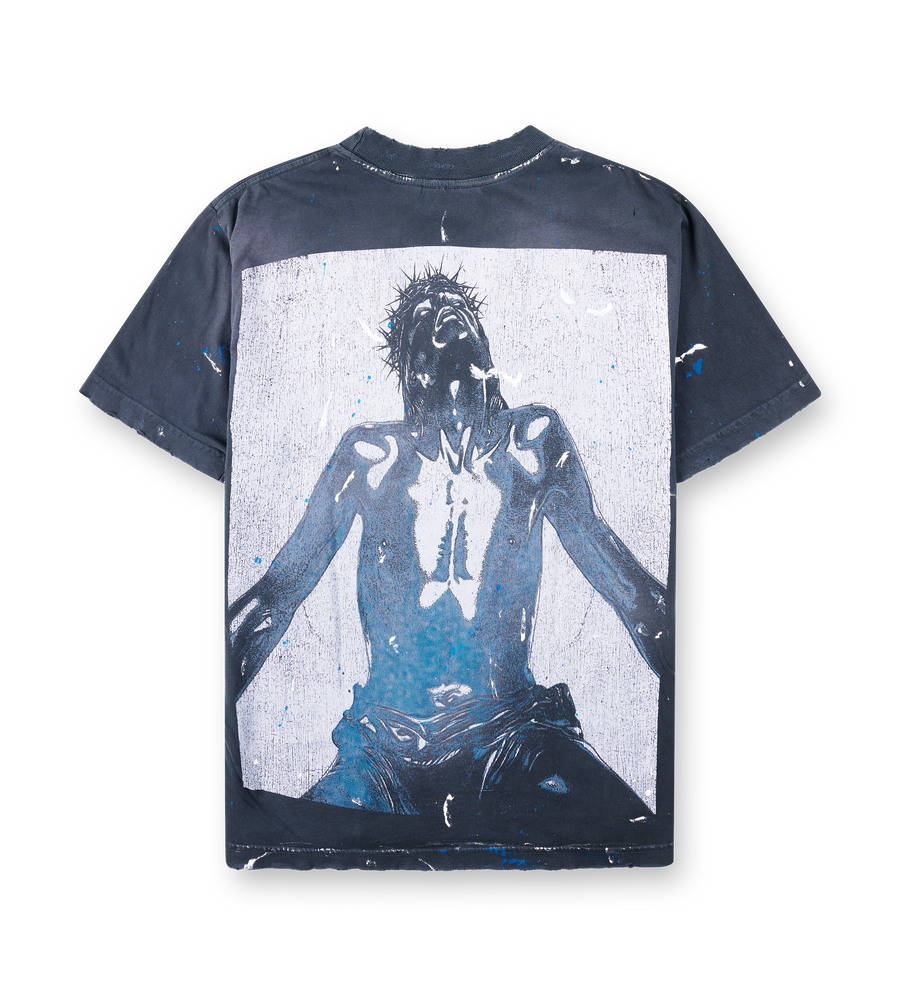 Hellstar FW25 HSPS26TE1-BLK GENADE T-SHIRT