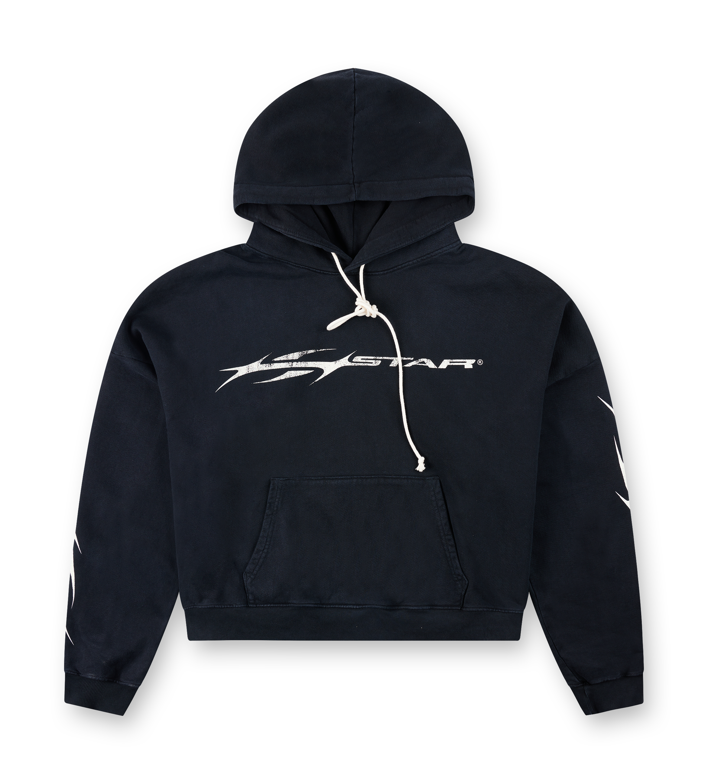 Hellstar FW25 HSCXHOO01-BLK HSTAR HOODIE