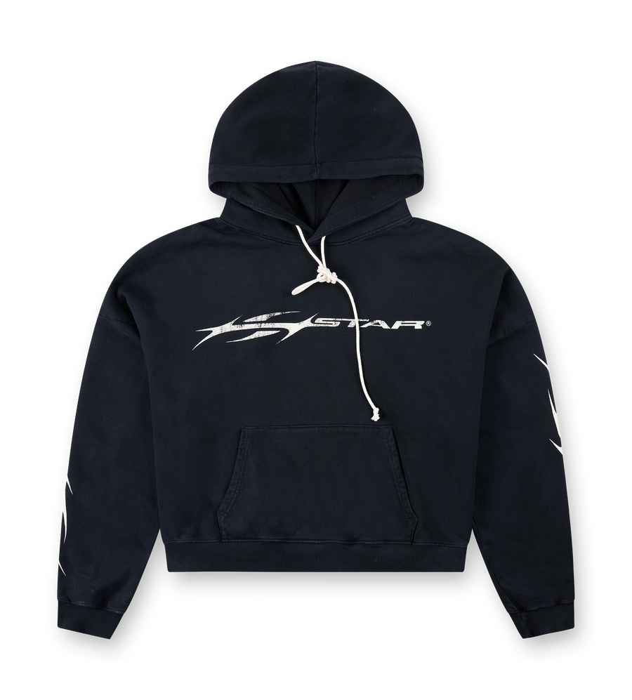 Hellstar FW25 HSCXHOO01-BLK HSTAR HOODIE