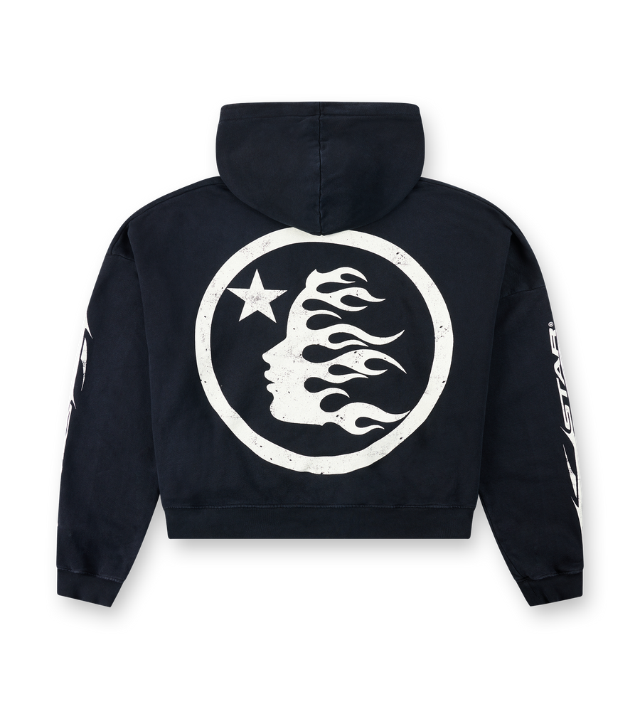 Hellstar FW25 HSCXHOO01-BLK HSTAR HOODIE