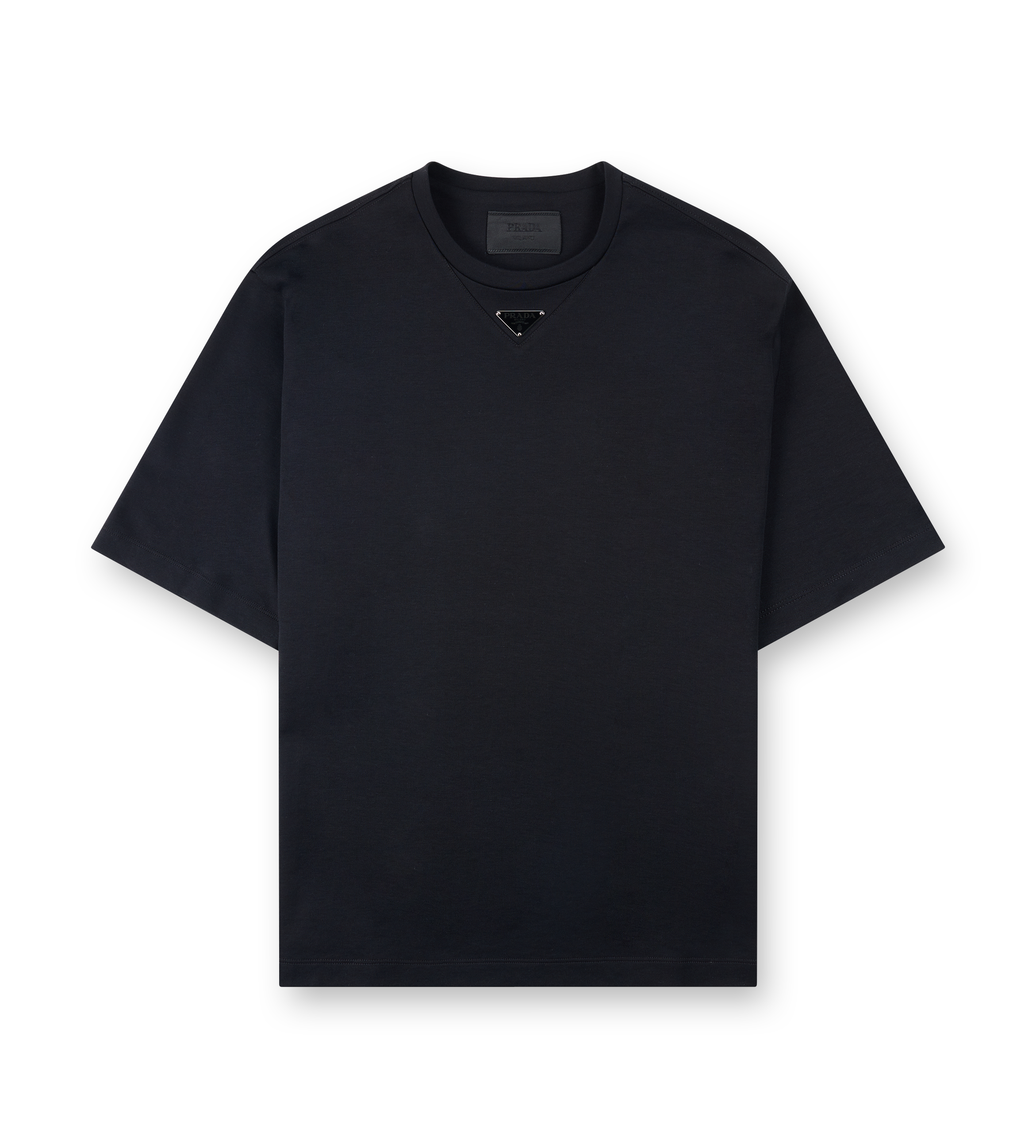 Prada katoenen T-shirt in wit