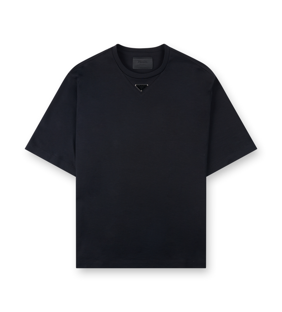 Prada katoenen T-shirt in wit