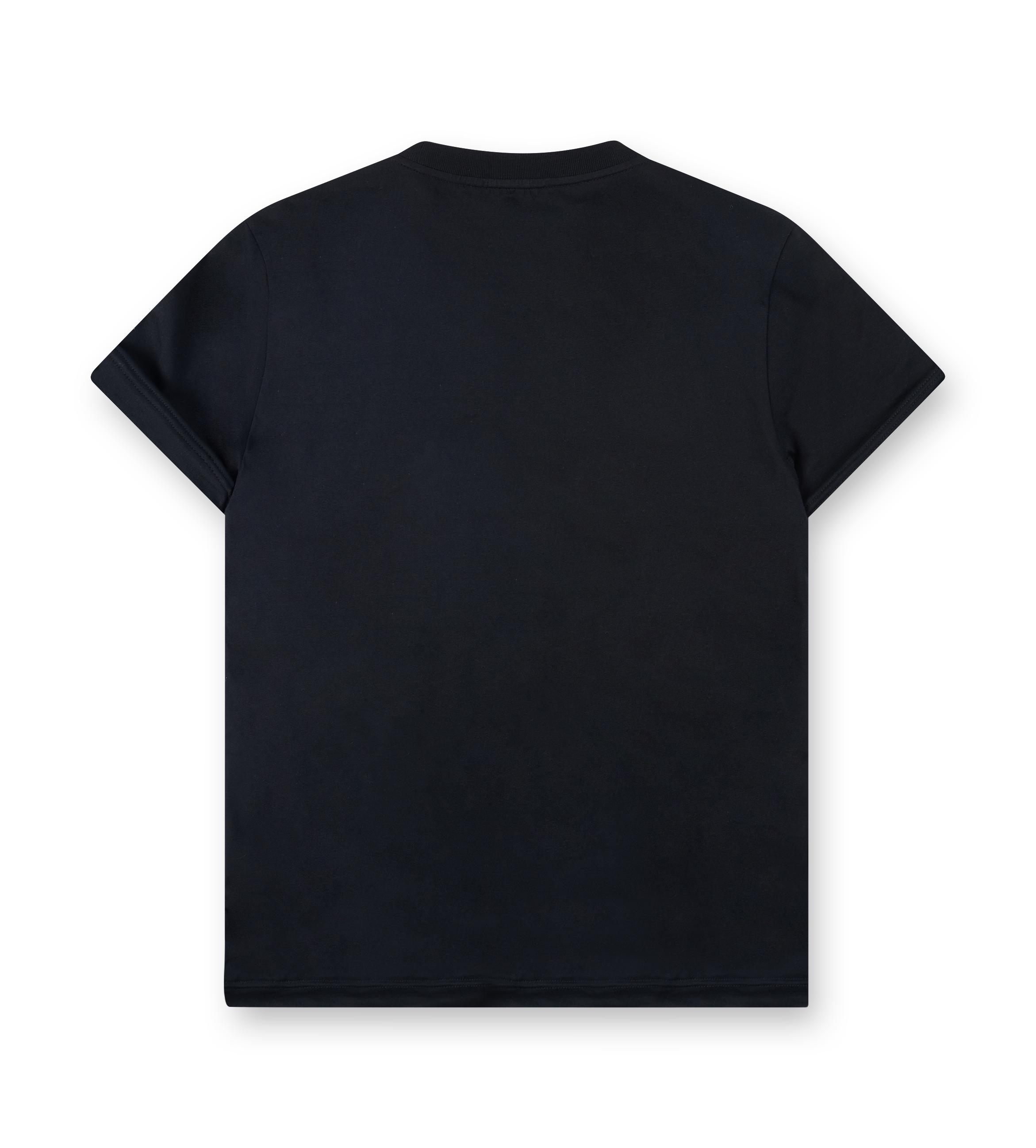 Prada Triangle-Appliqué T-Shirt in Black