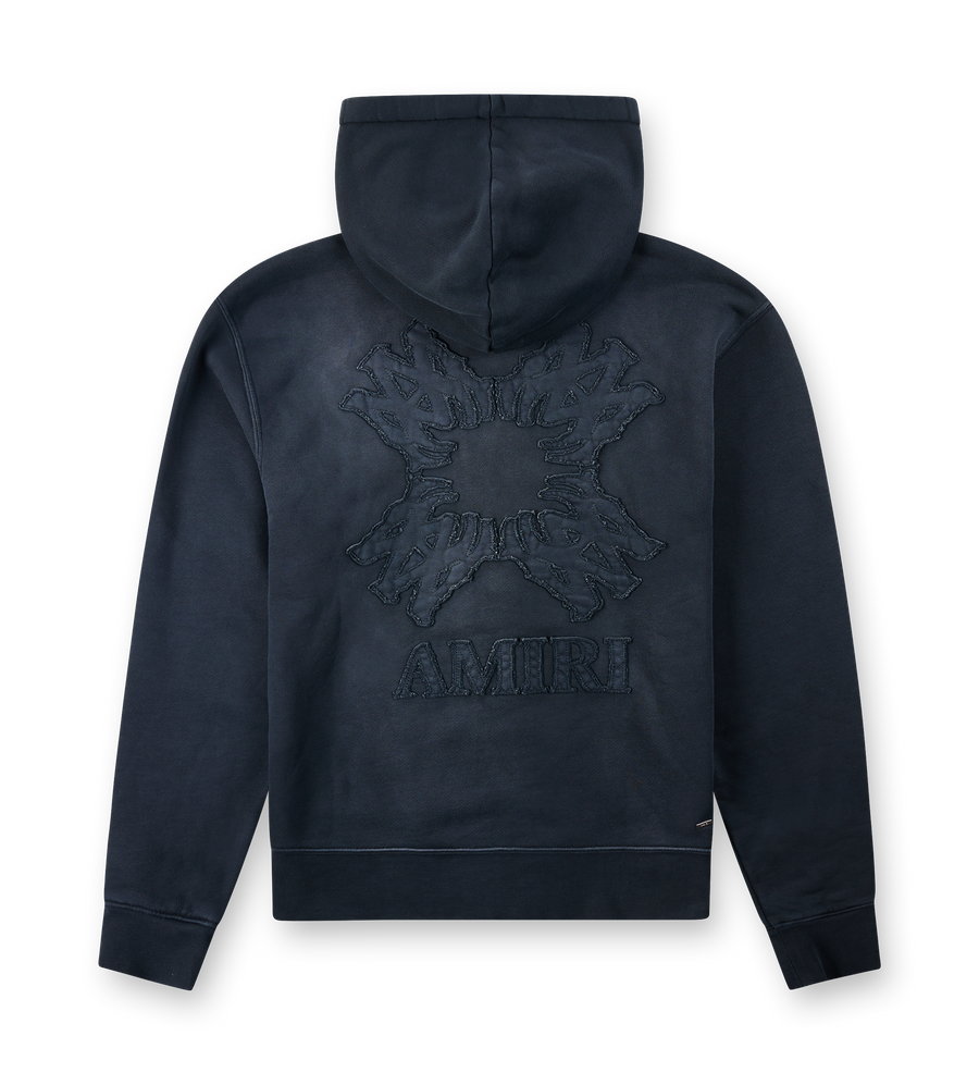 Amiri PS26 AMTOJR1034-001 MA QUAD ZIP HOODIE Zwart