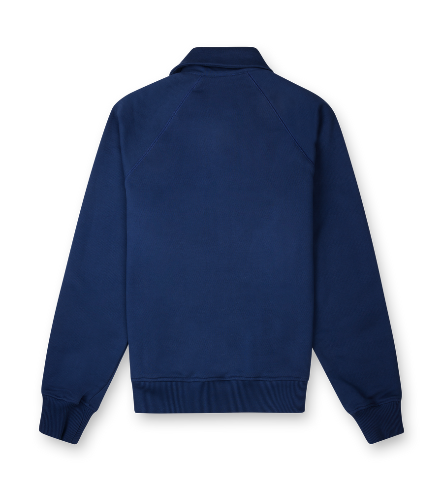 Casablanca Polo Collar Sweatshirt in Navy