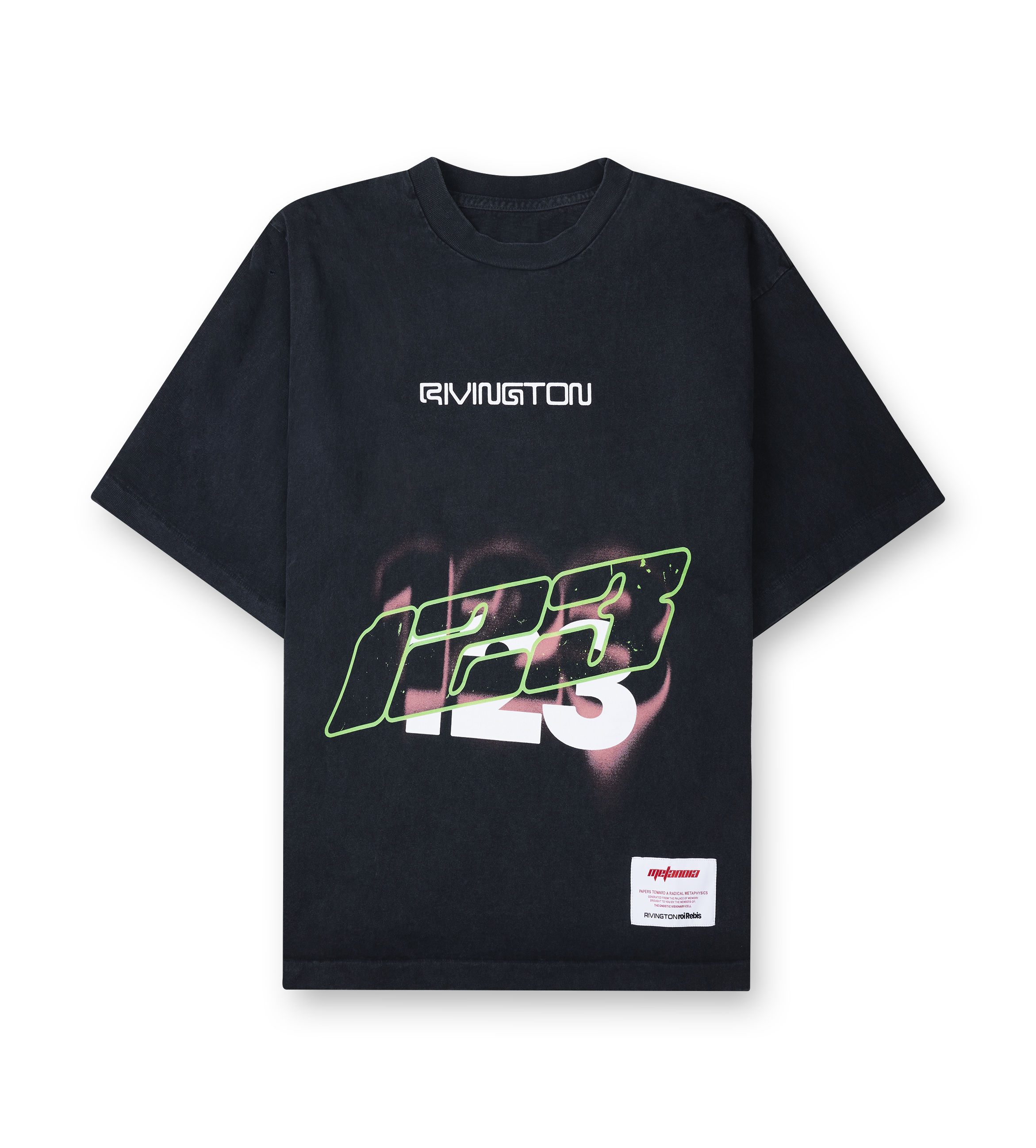123 Rivington Graphic-Print T-Shirt in Black