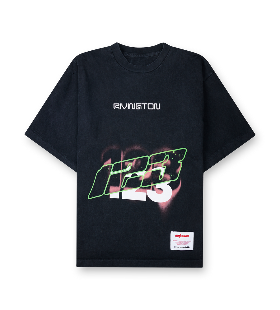 123 Rivington Graphic-Print T-Shirt in Black