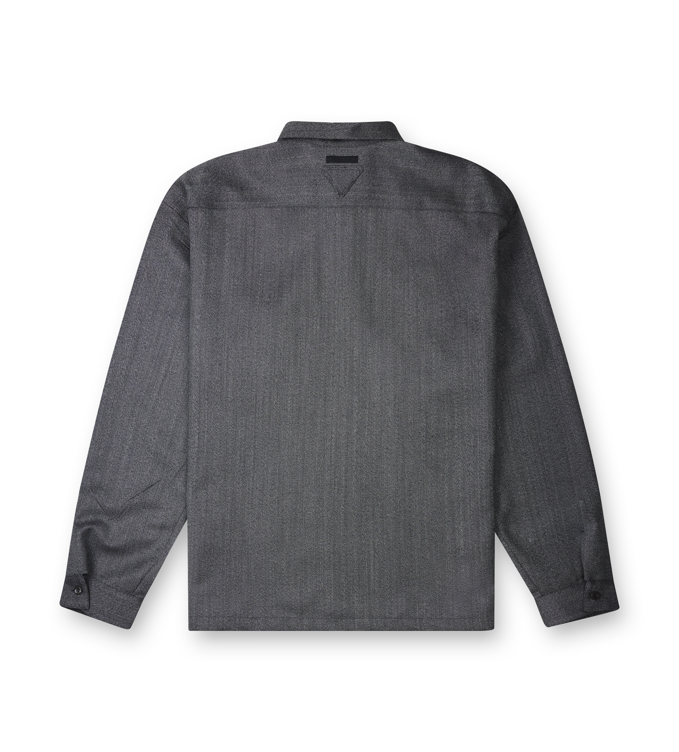 Prada Wool Shirt Jacket in Grey