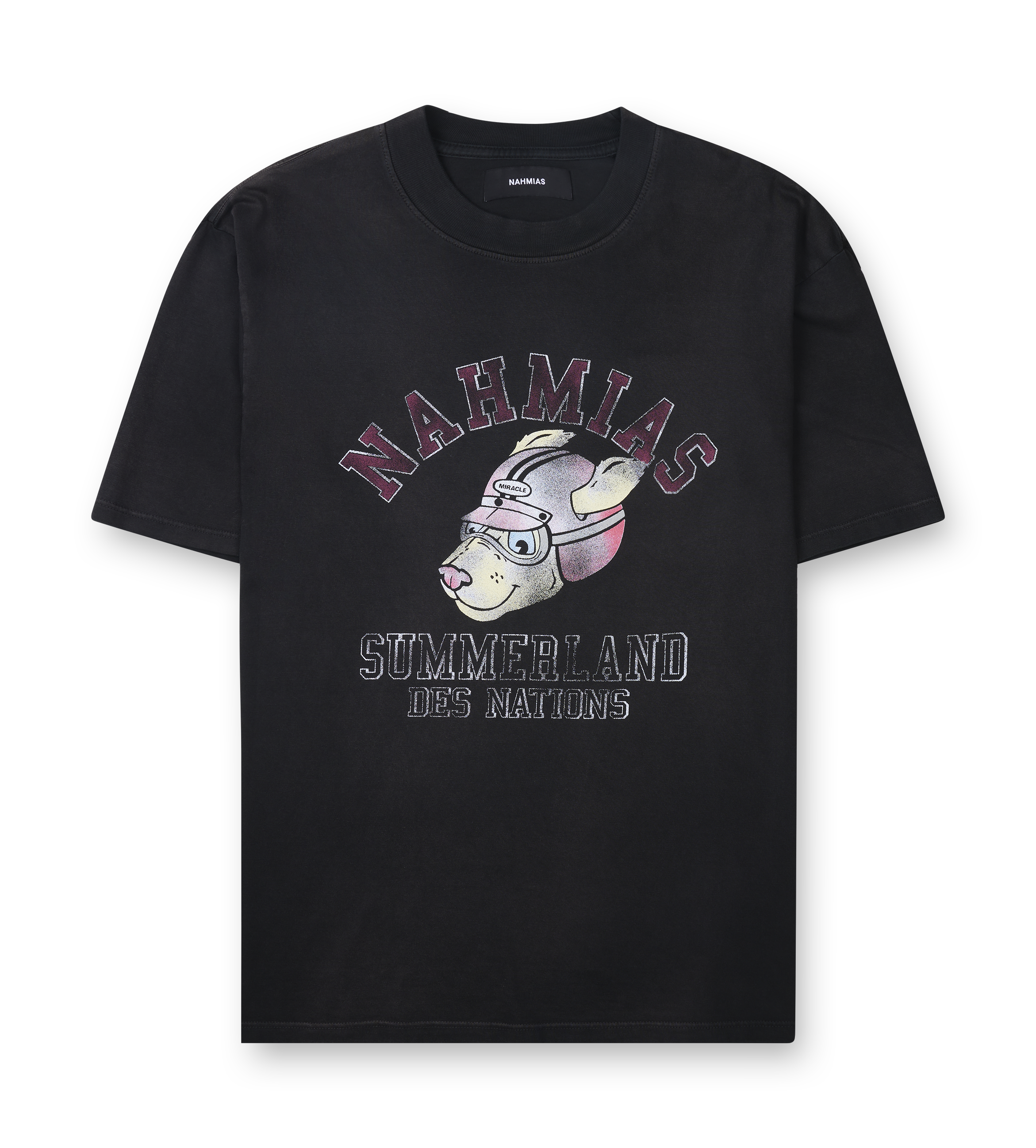 Nahmias Des Nations Boxy T-Shirt in Black