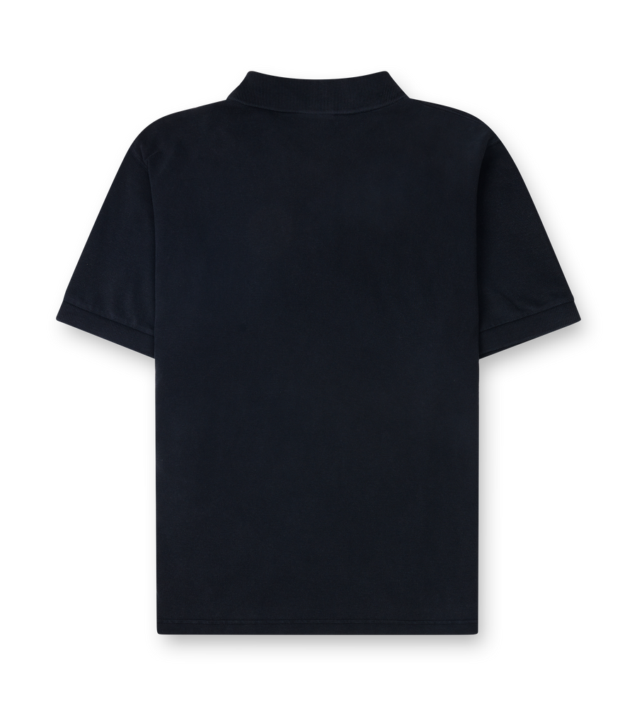 Balenciaga Standard Polo Lion Pique in Black