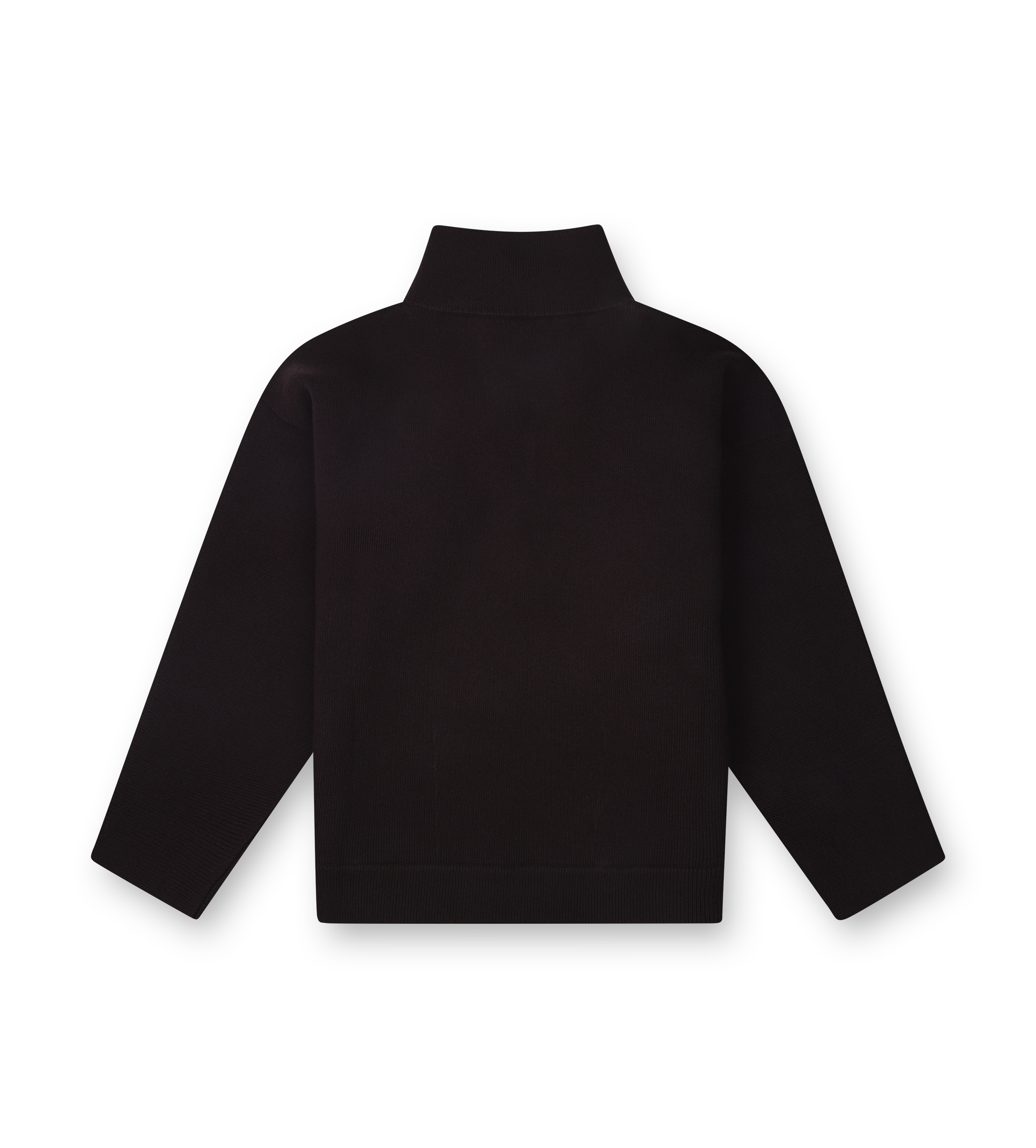Bottega Veneta Compact Wool Sweater in Ebony Brown