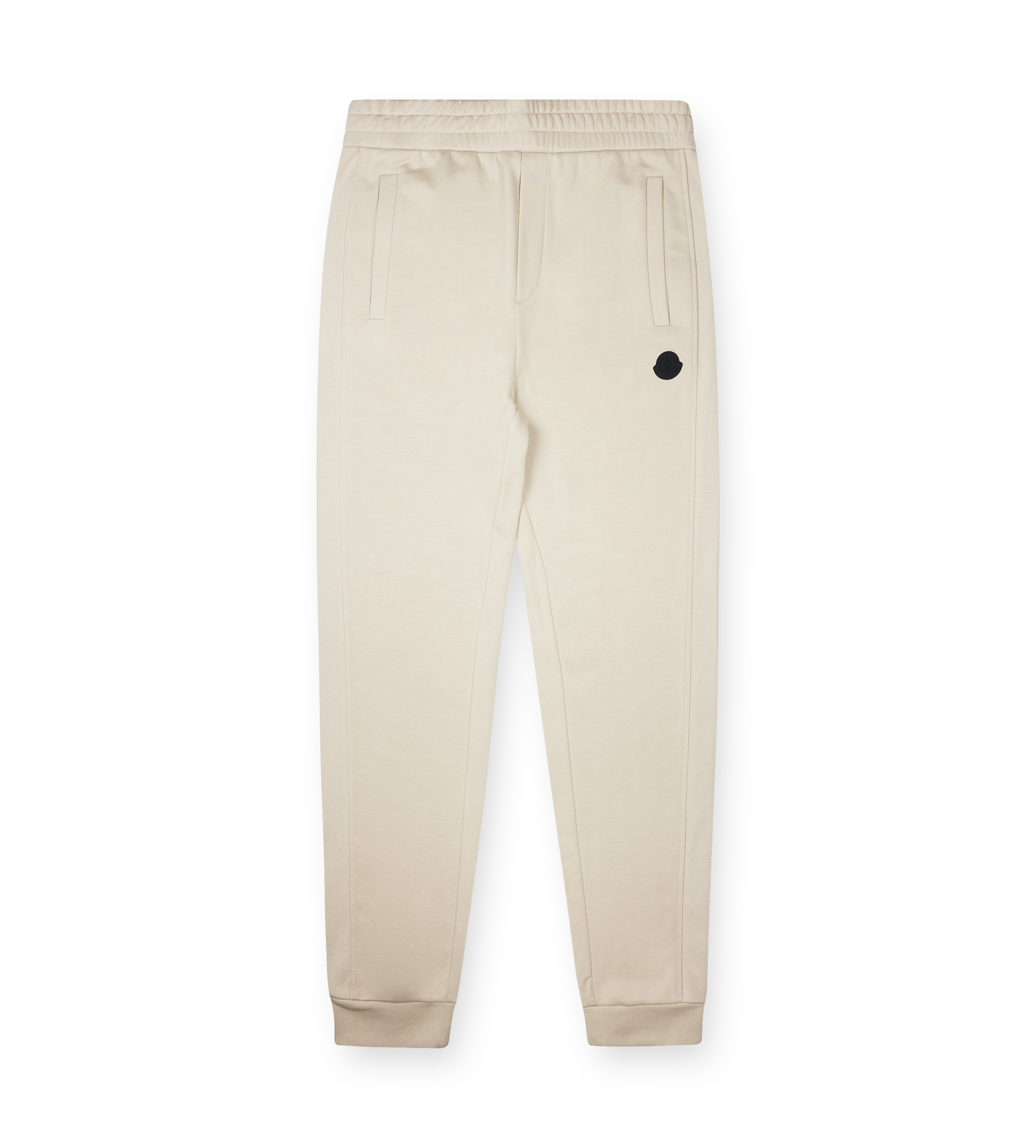 Moncler Tapered Fit Sweatpants in Beige