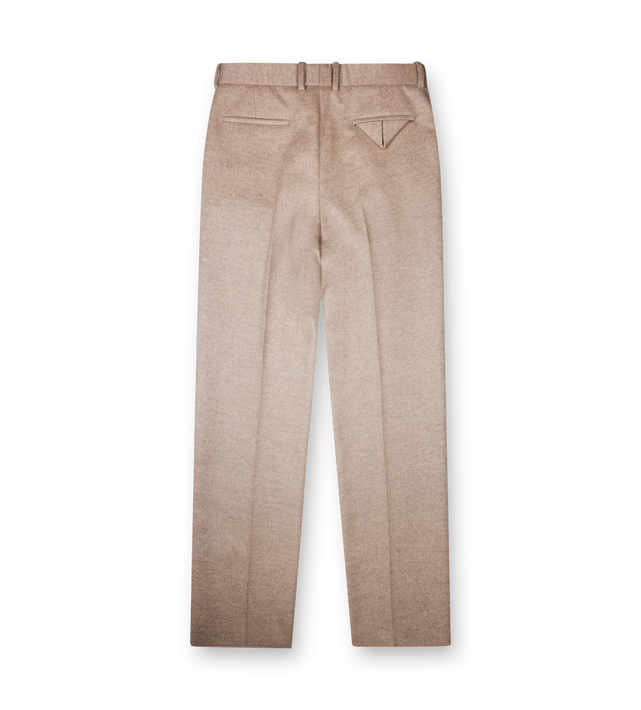 Bottega Veneta Wool and Cashmere Pants in Light Beige