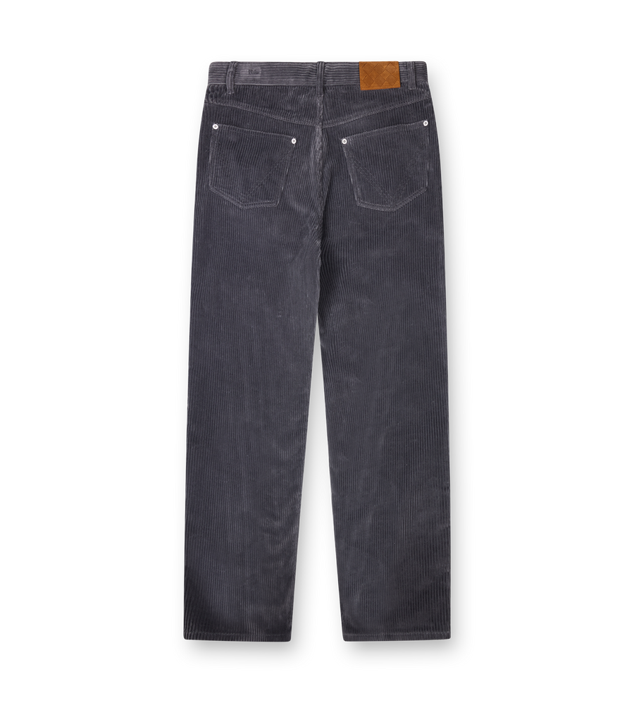 Bottega Veneta Wide-Leg Cotton-Corduroy Trousers in Grey