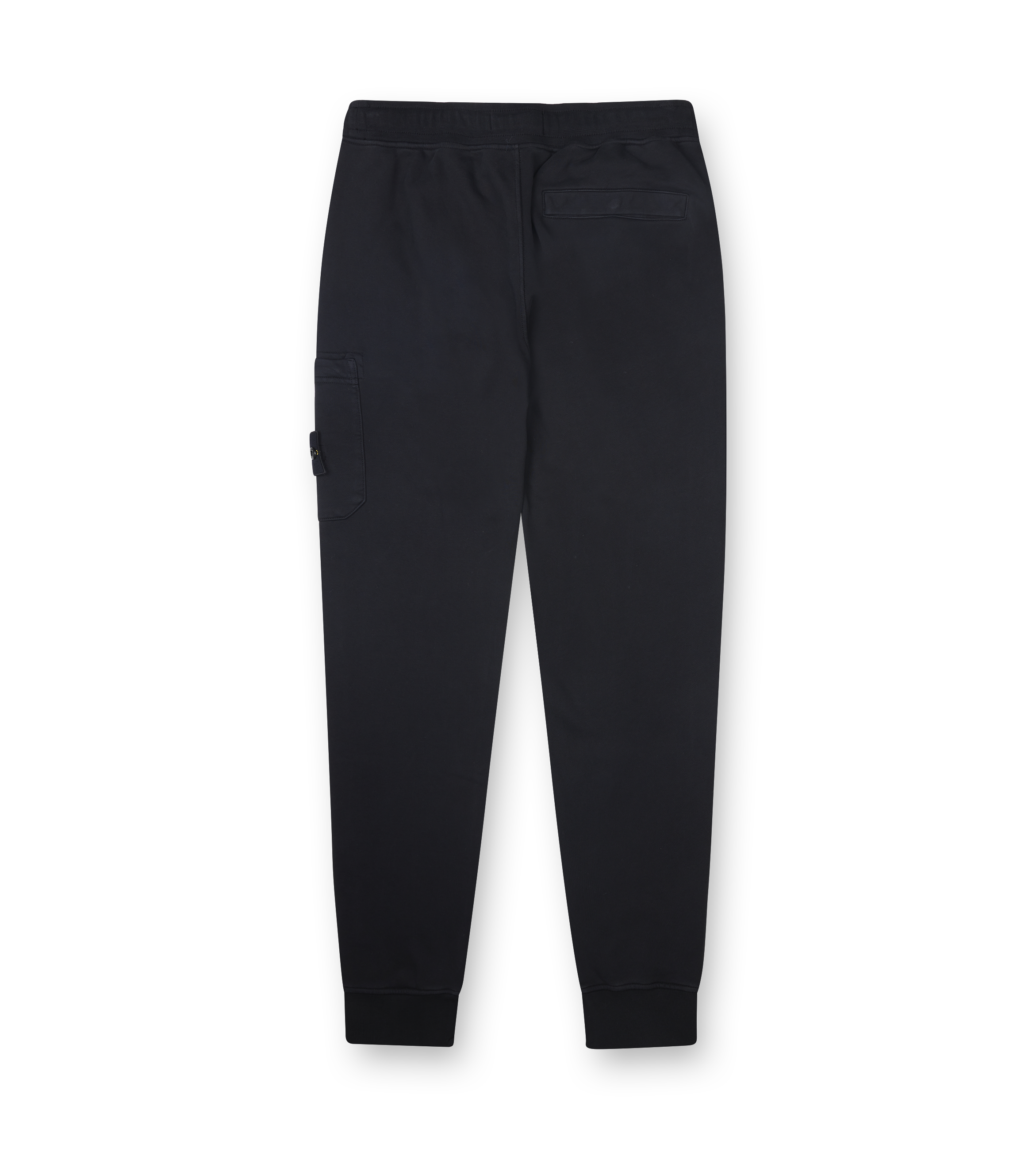 Stone Island Organic Cotton Fleece Joggers in Black