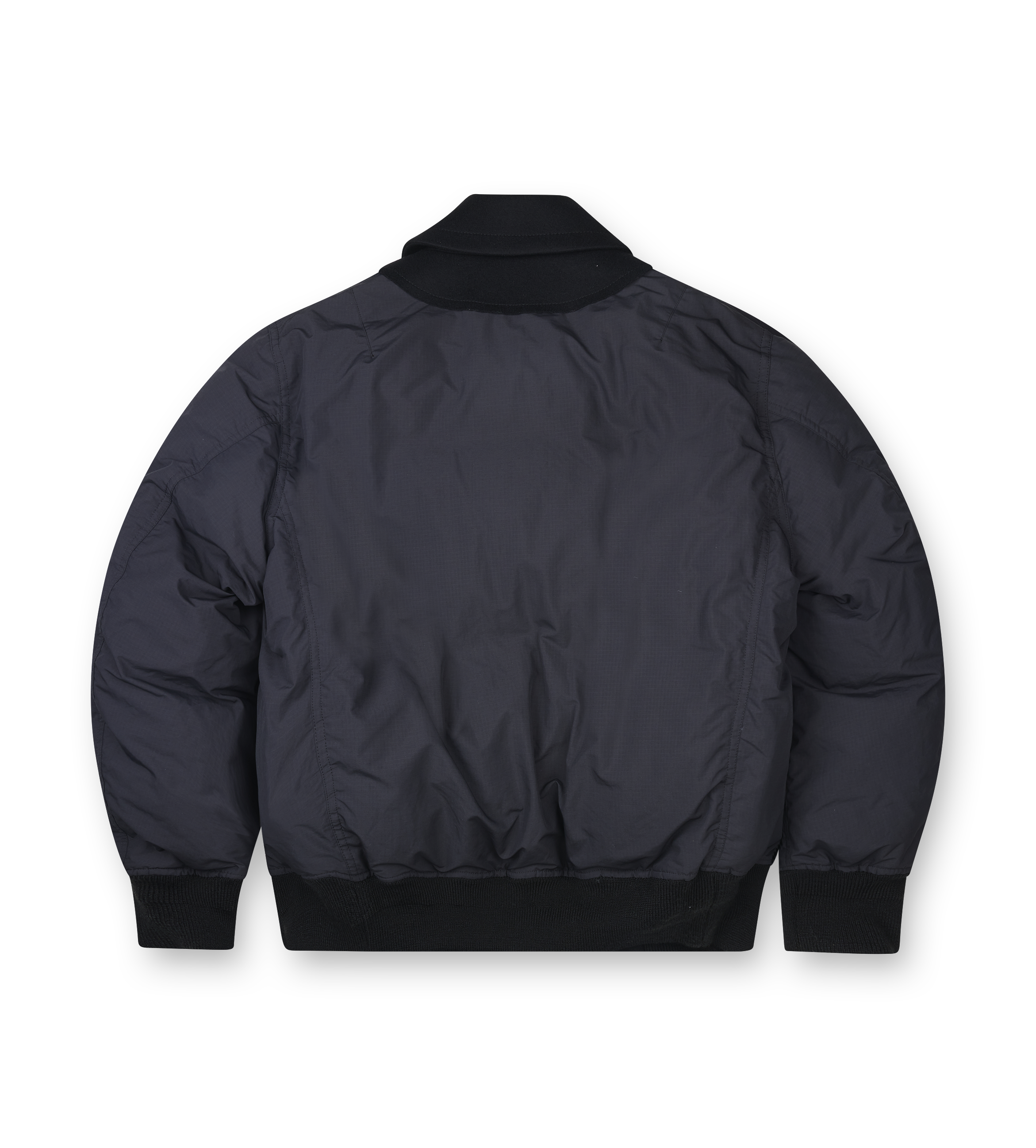 Sacai double-breasted wool Puffer Jacket