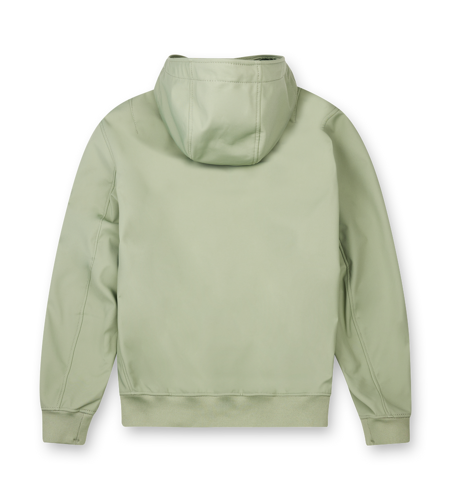 Stone Island Micro Twill Hooded Jacket in Sage Green