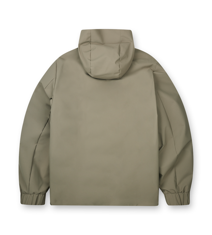 Moncler Escurays Hooded Short Down Jacket in Olive Green