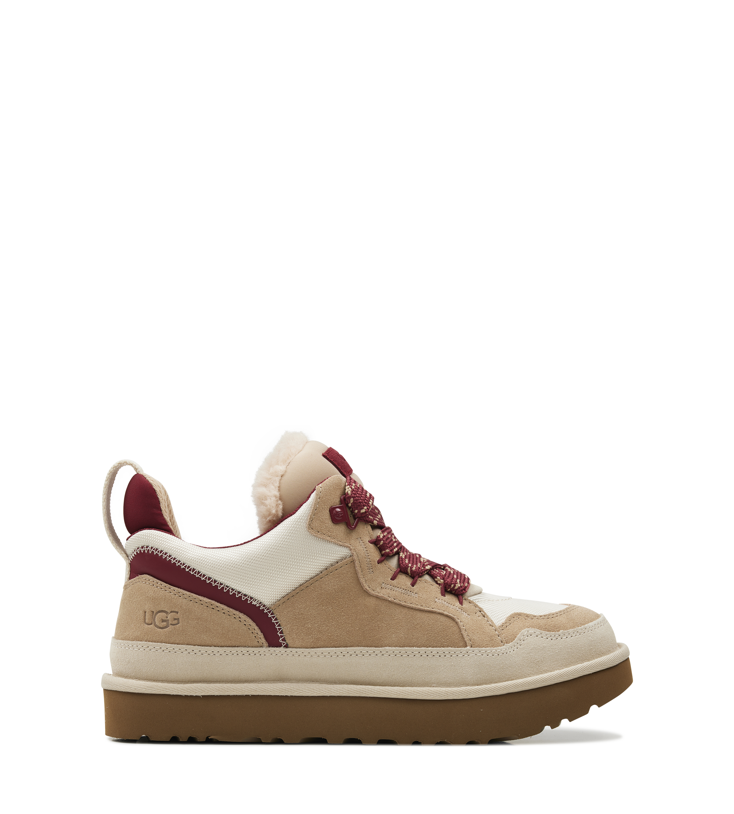 UGG Lowmel Sneakers in Driftwood / Biking Red