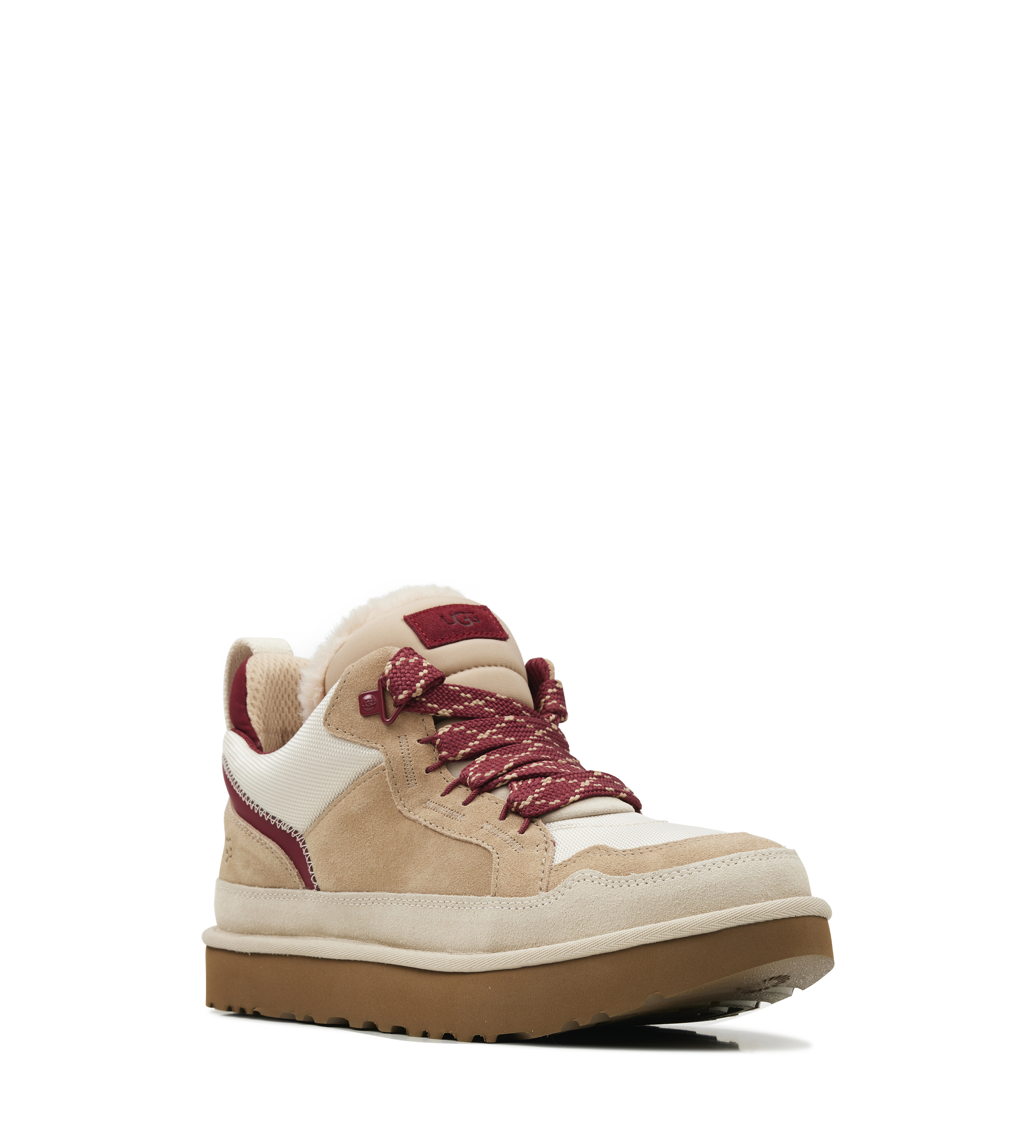UGG Lowmel Sneakers in Driftwood / Biking Red