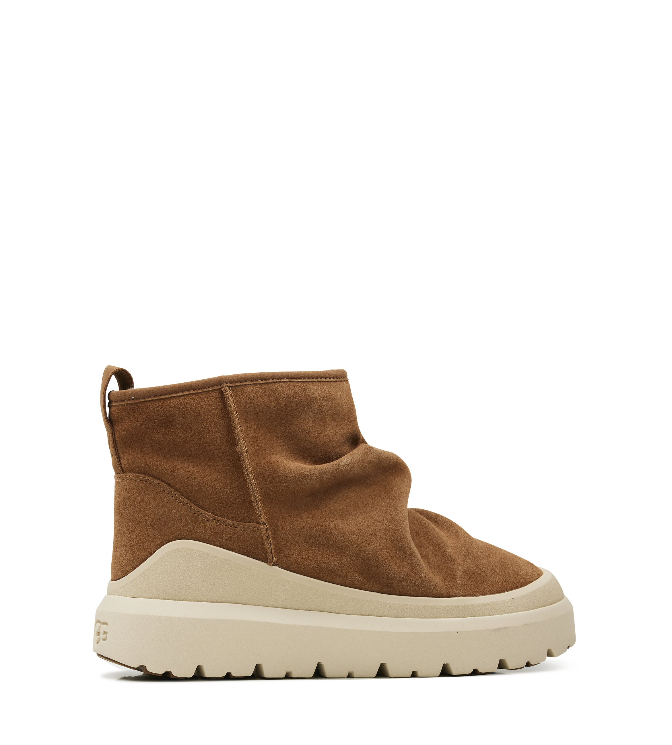 UGG Heritage Utility Mini Boots in Chestnut / Whitecap