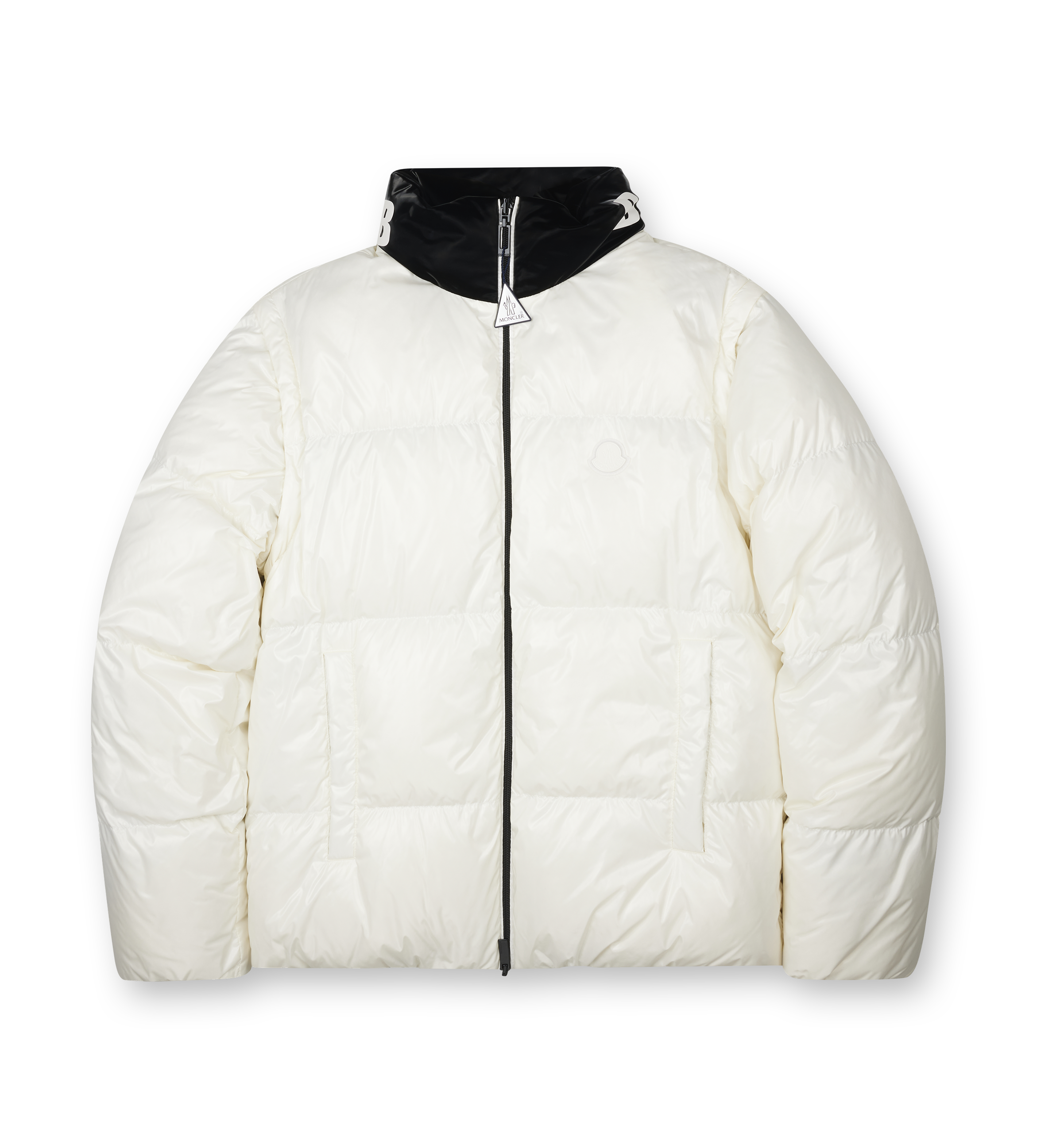 Moncler Genius x A$AP Rocky Throttle Reversible 2-in-1 Down Jacket in Black and white