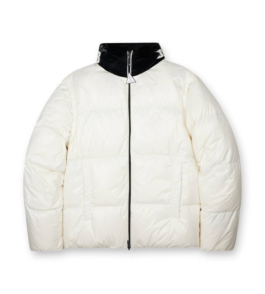 Moncler Genius x A$AP Rocky Throttle Reversible 2-in-1 Down Jacket in Black and white