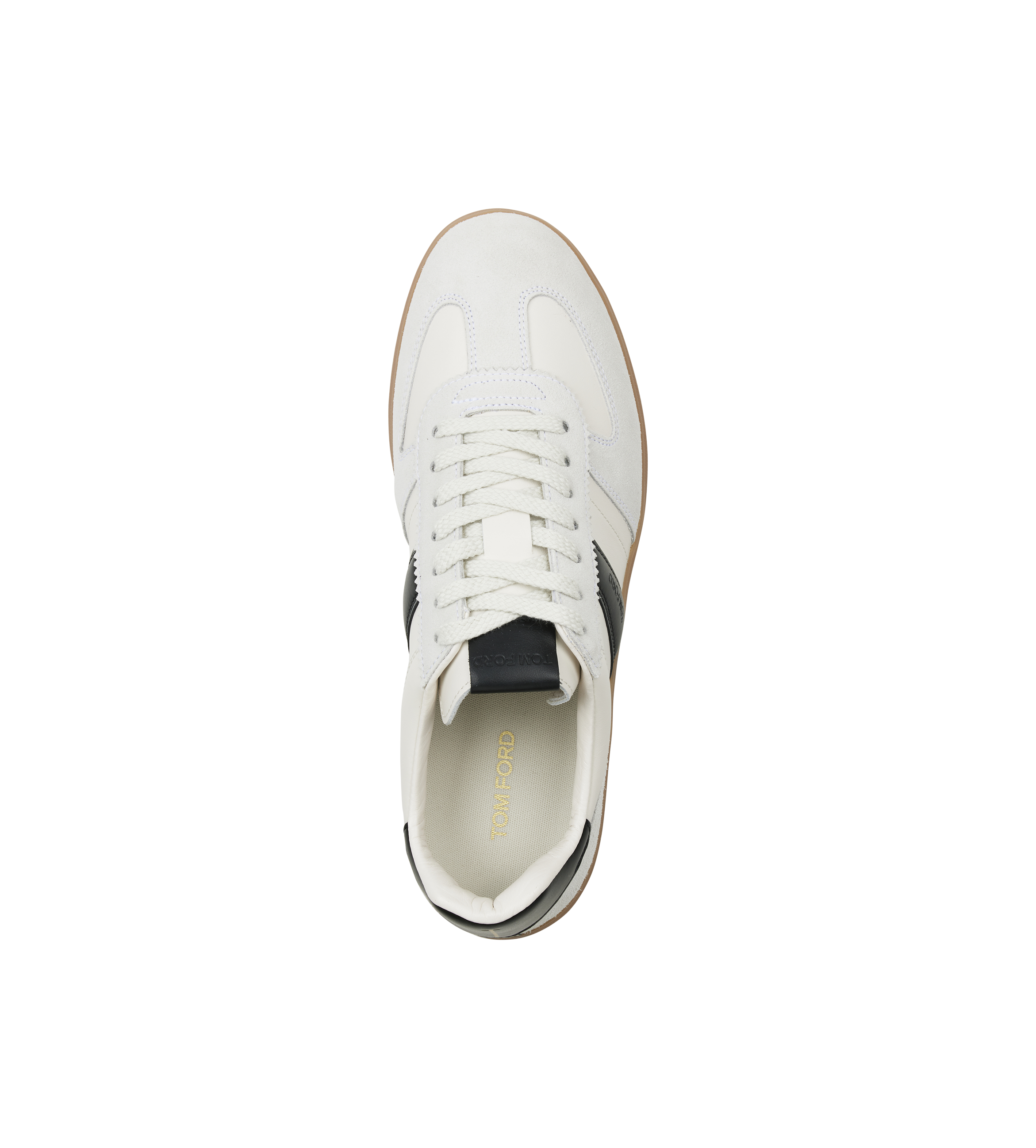 Tom Ford Archer Leather Sneakers in White